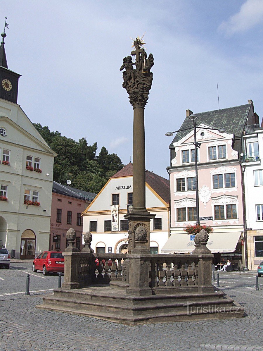 Statue de la Sainte Trinité à Náchod