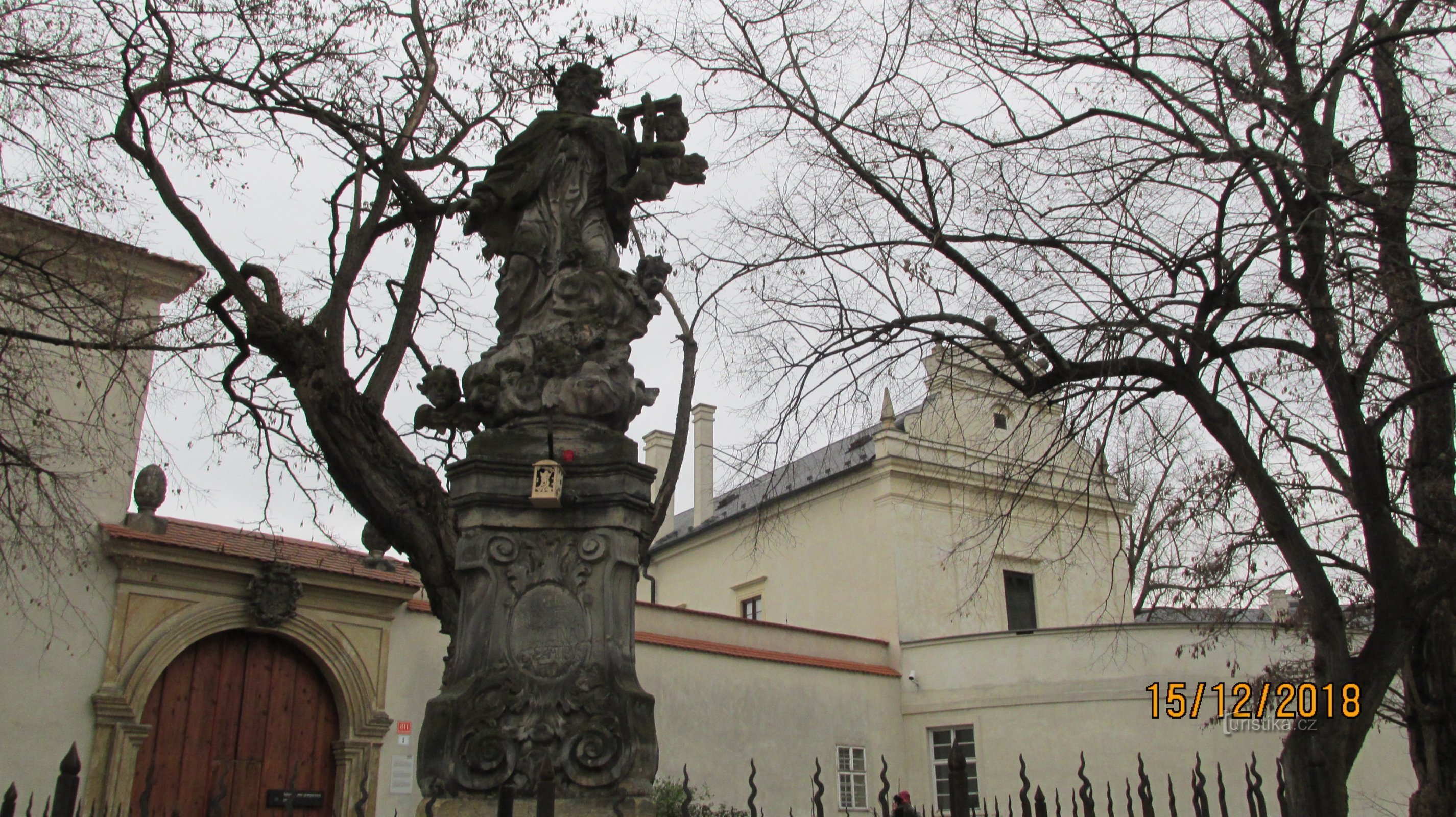 Standbeeld van St. John van Nepomuk in Olomouc