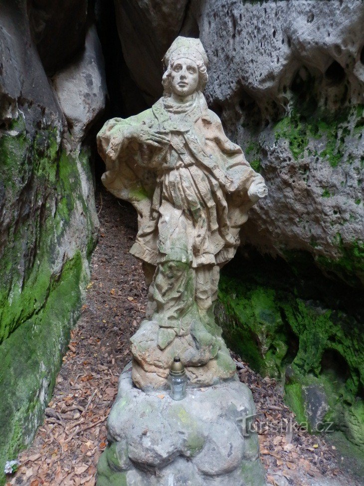 Statue af Sankt Procopius