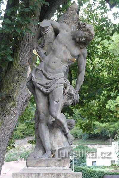 socha v detailu