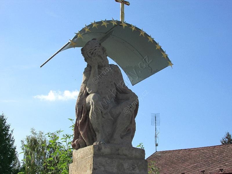 socha Zbičovaného odpočívajícího Krista