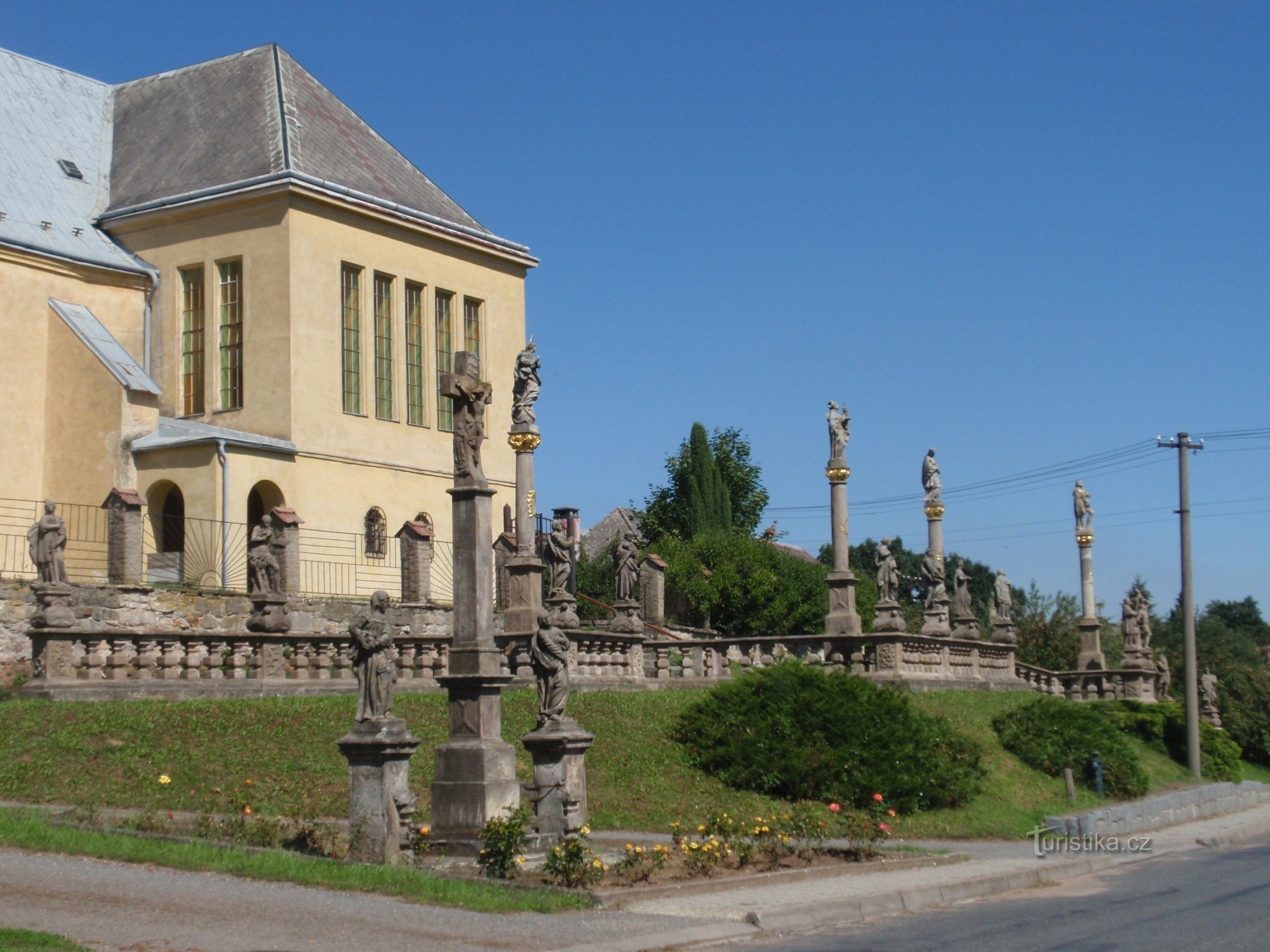 Galería de esculturas en Kunčín