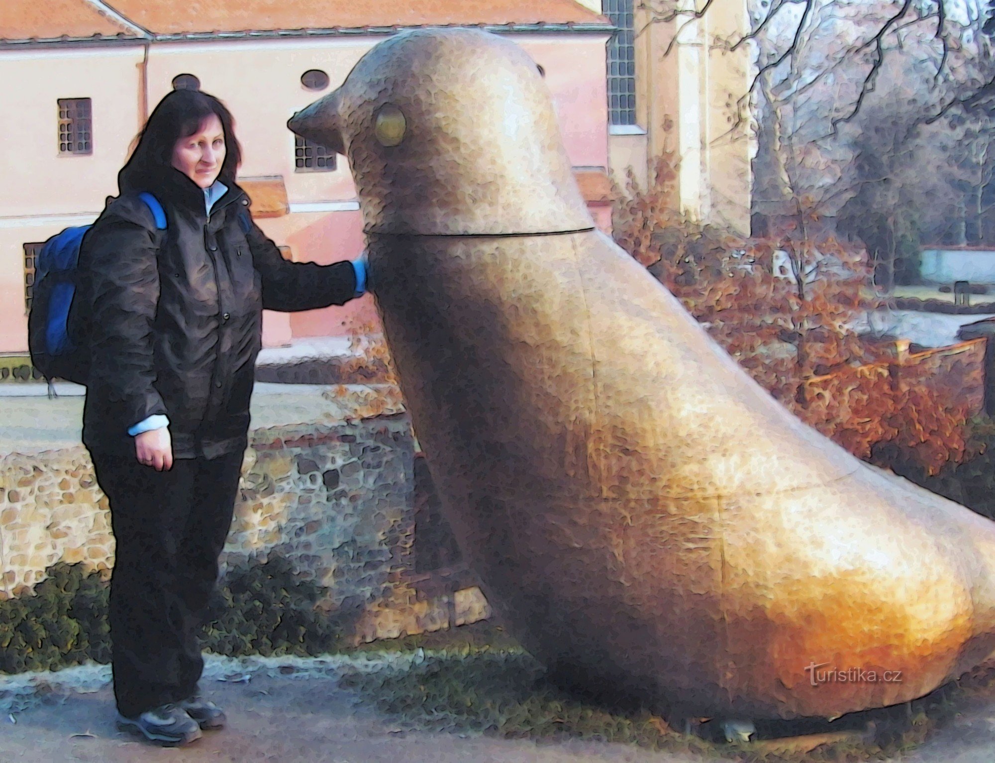 Statues sur Ptačí vrch à Opava