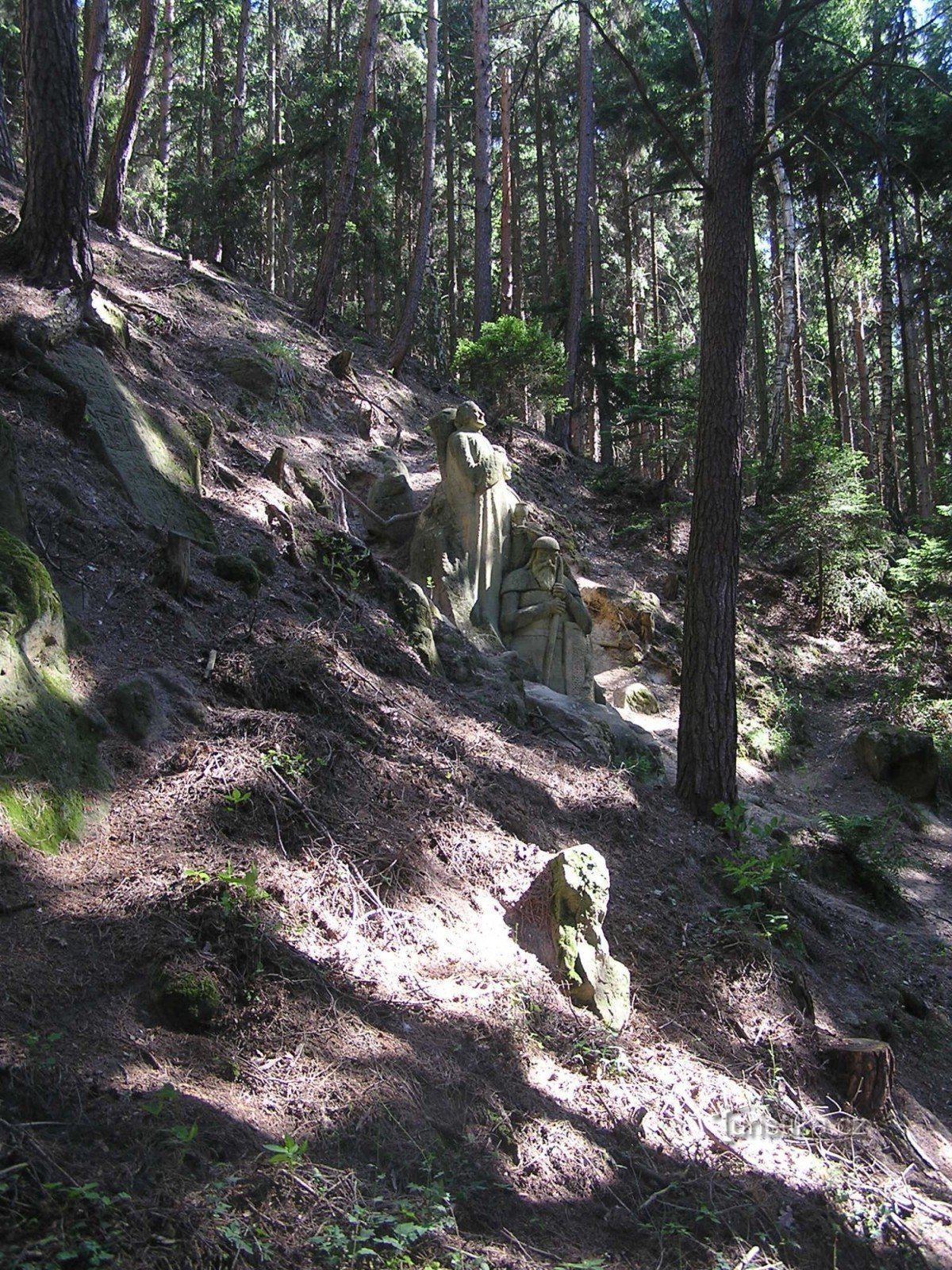 Statuen in Velké Chlum - 13.6.09