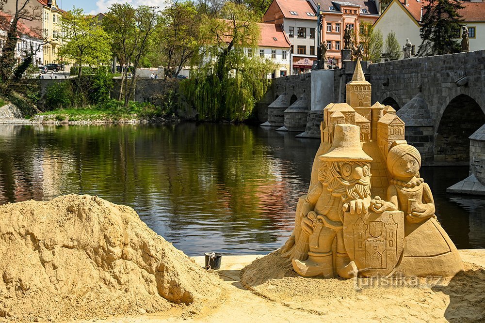 Sandskulpturer i Písek