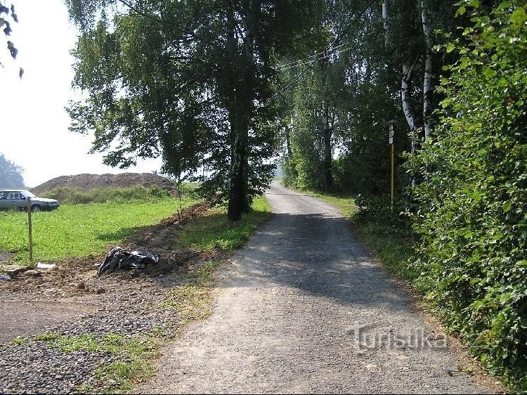 Sokolská chata: Sokolská chata - utsikt från Nové dědina