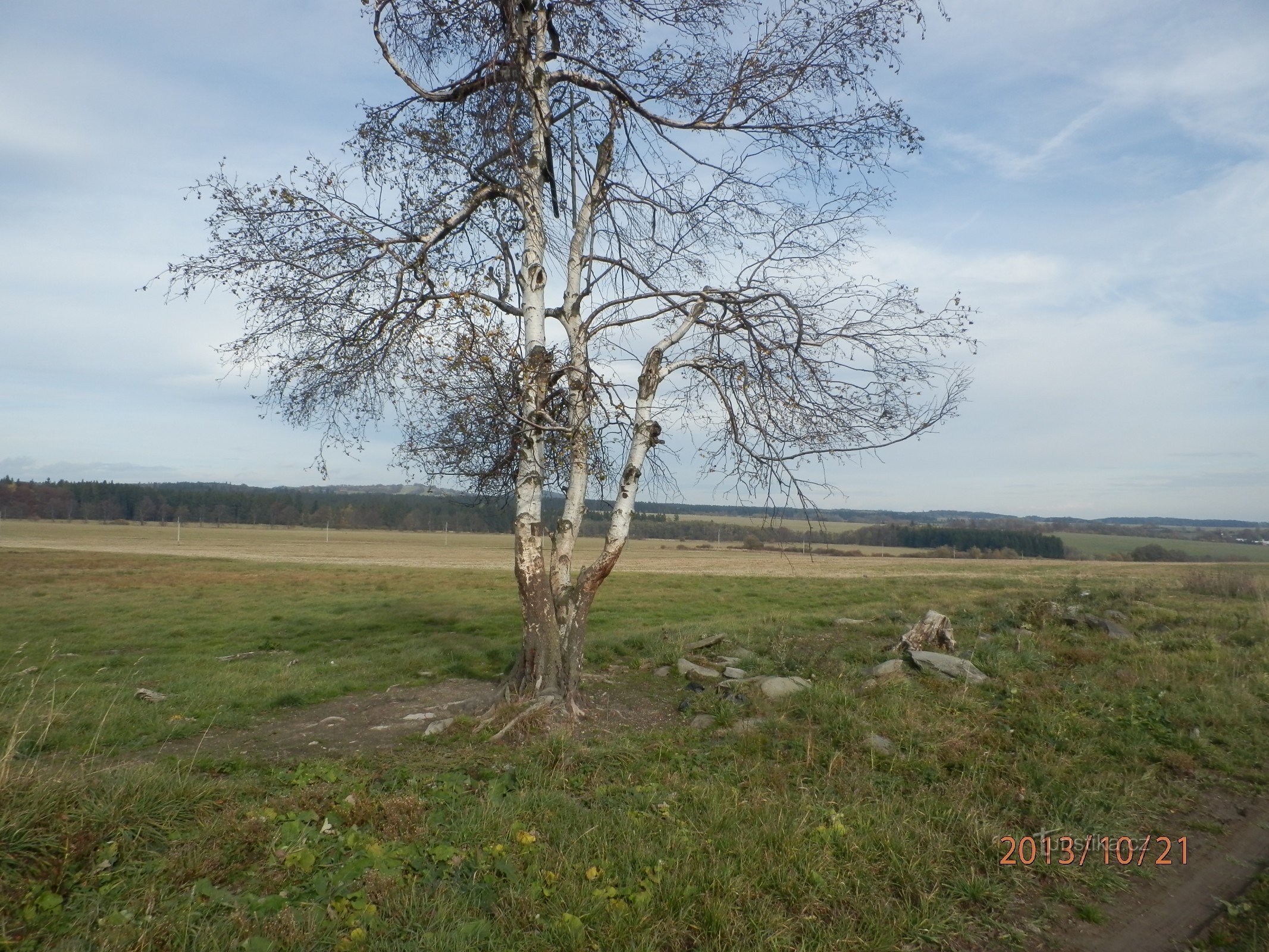 solitaire boven het dorp