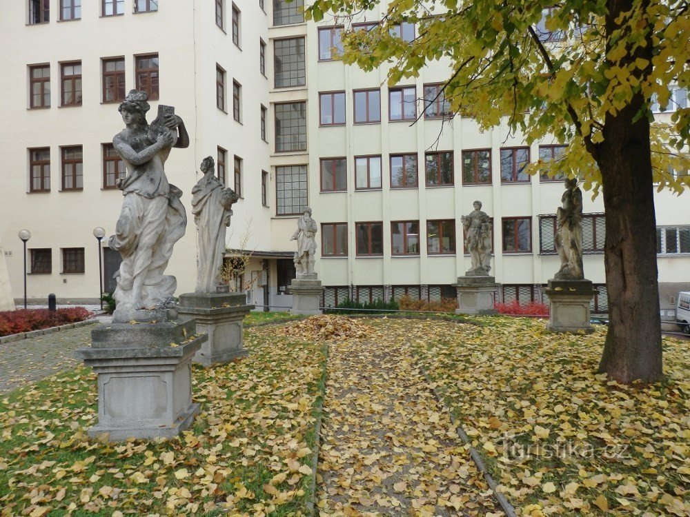 Komplet skulptur, splošni pogled