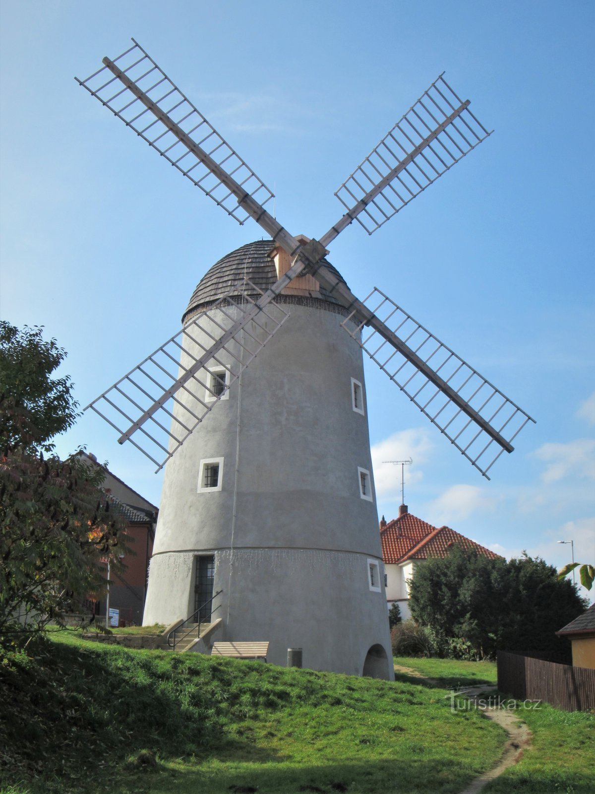 De huidige vorm van de molen vanaf najaar 2021