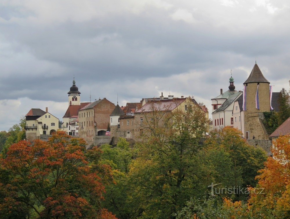 une partie de l'horizon de la ville