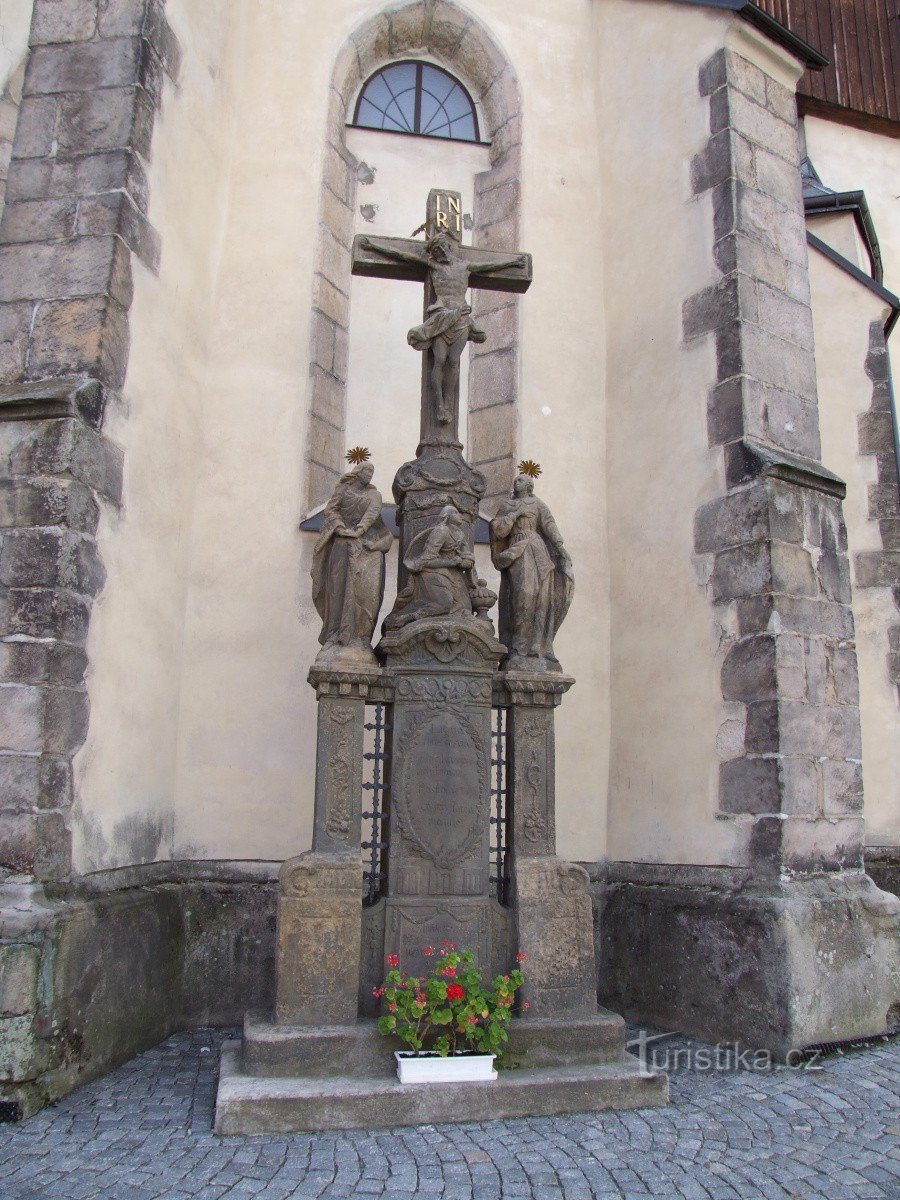 Scultura del Calvario a Náchod