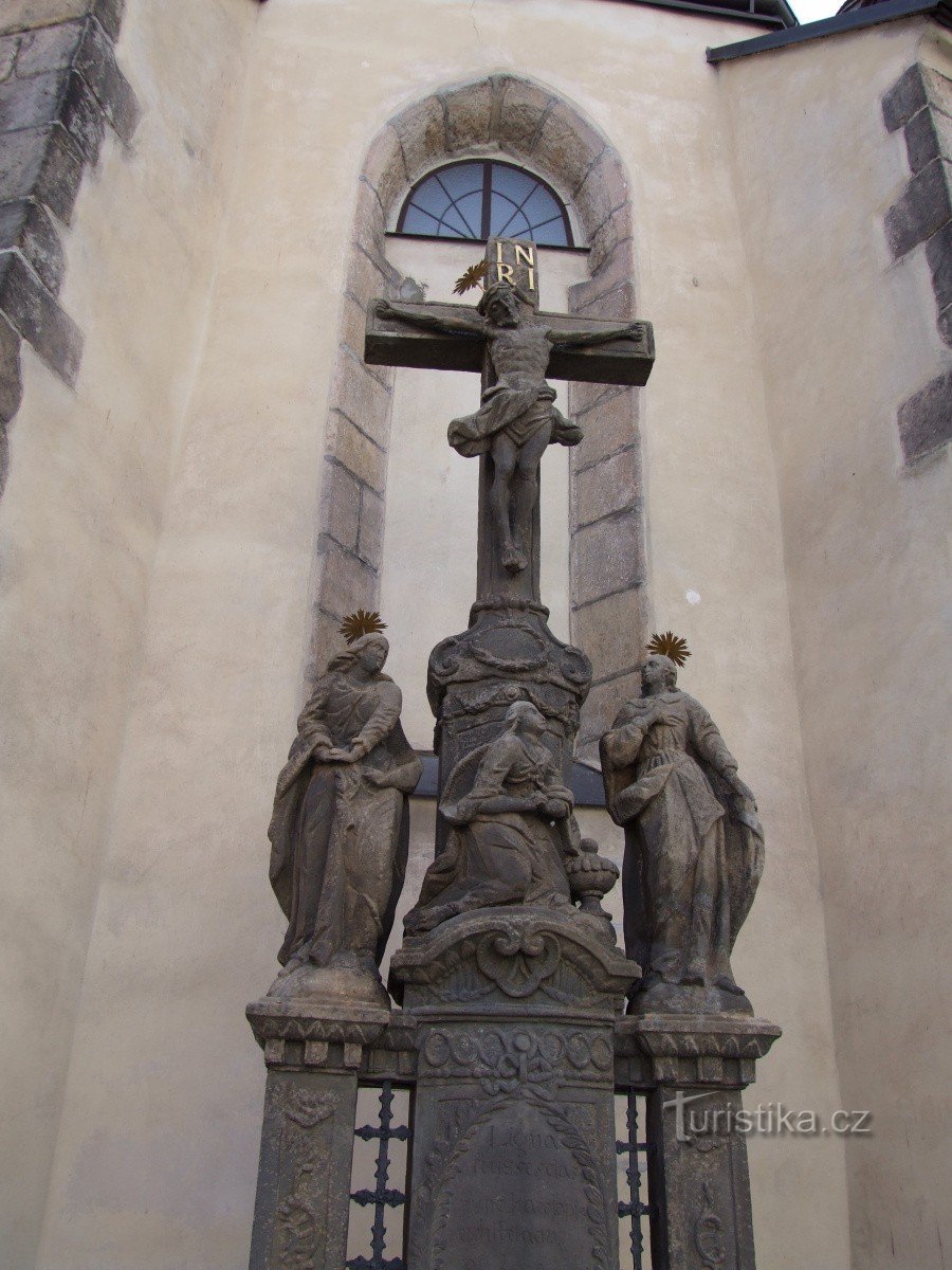 Calvary sculpture in Náchod