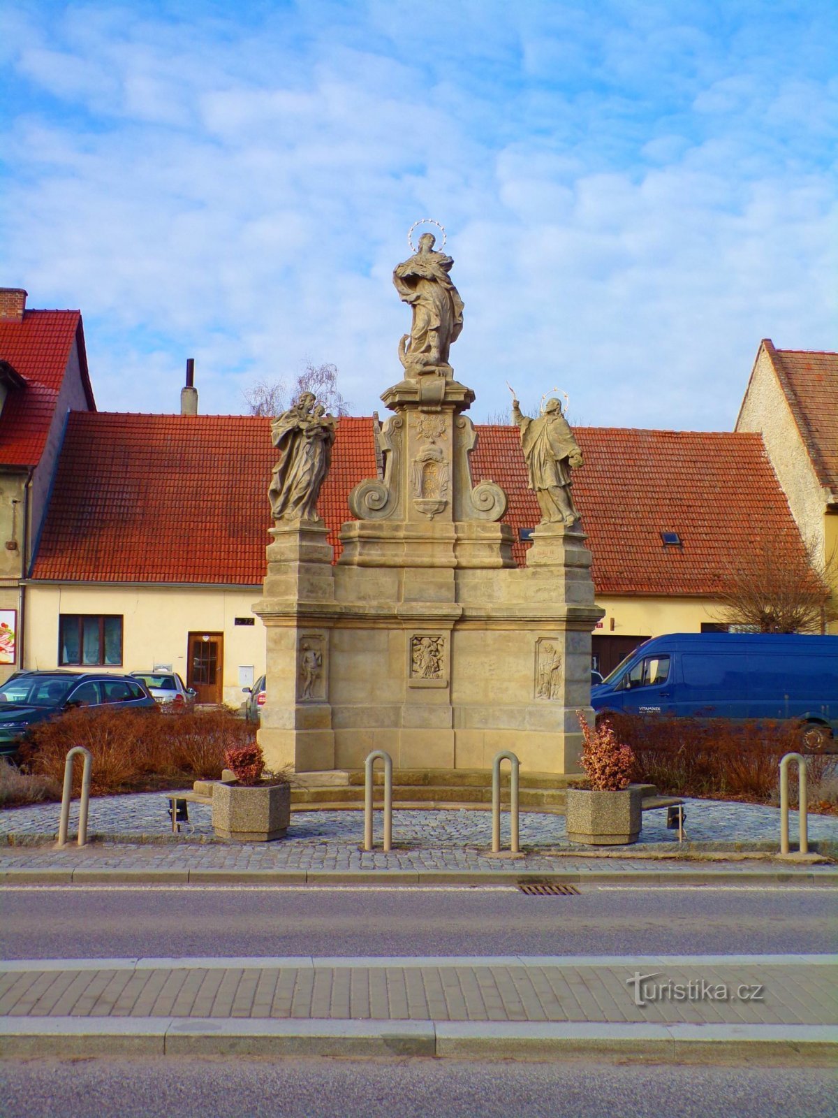 Statue de la Vierge Marie (Kopidlno, 3.3.2022/XNUMX/XNUMX)