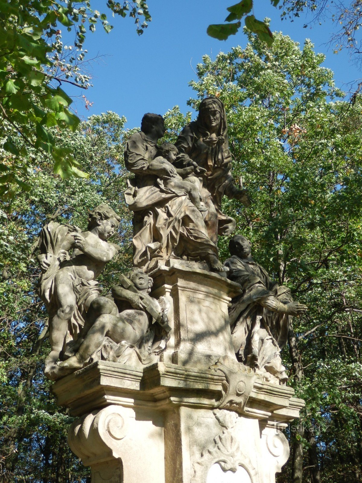 Statue von St. Anna bei Jankovic