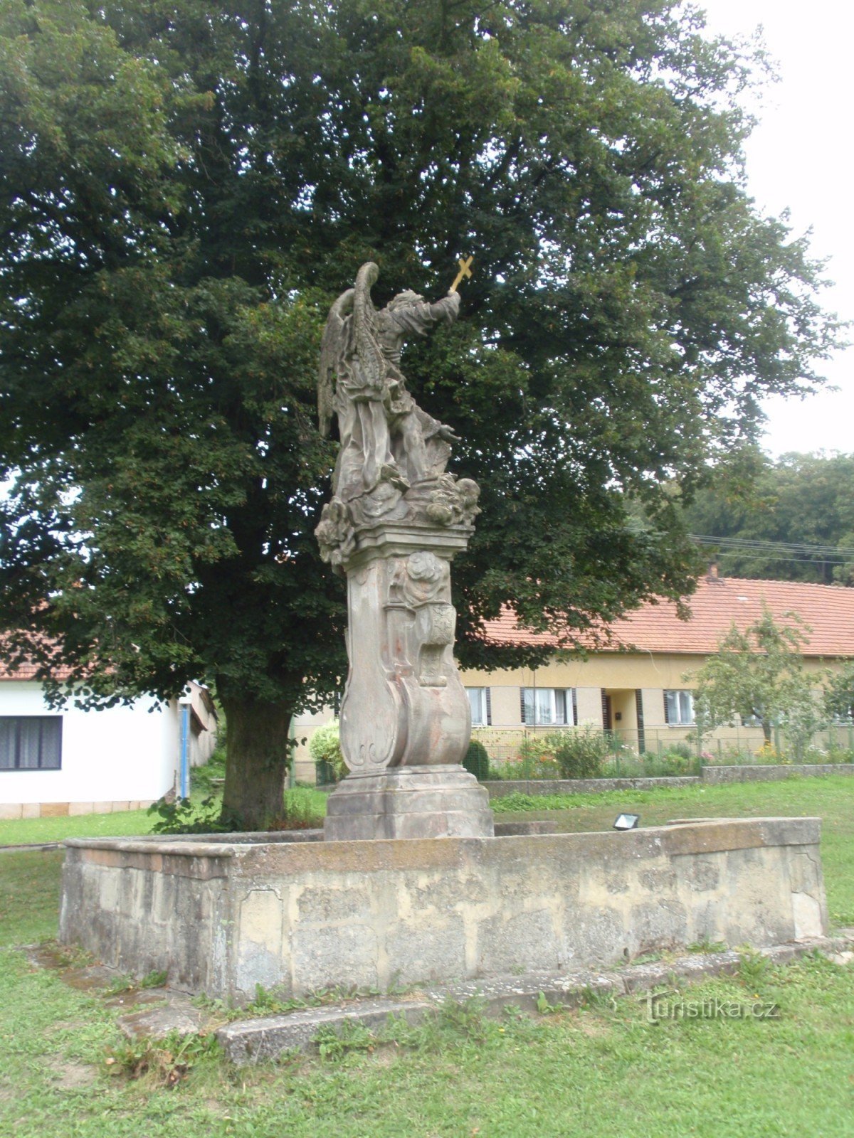 Άγαλμα του Αγ. Ο Jan Nepomucký στο Šebetov