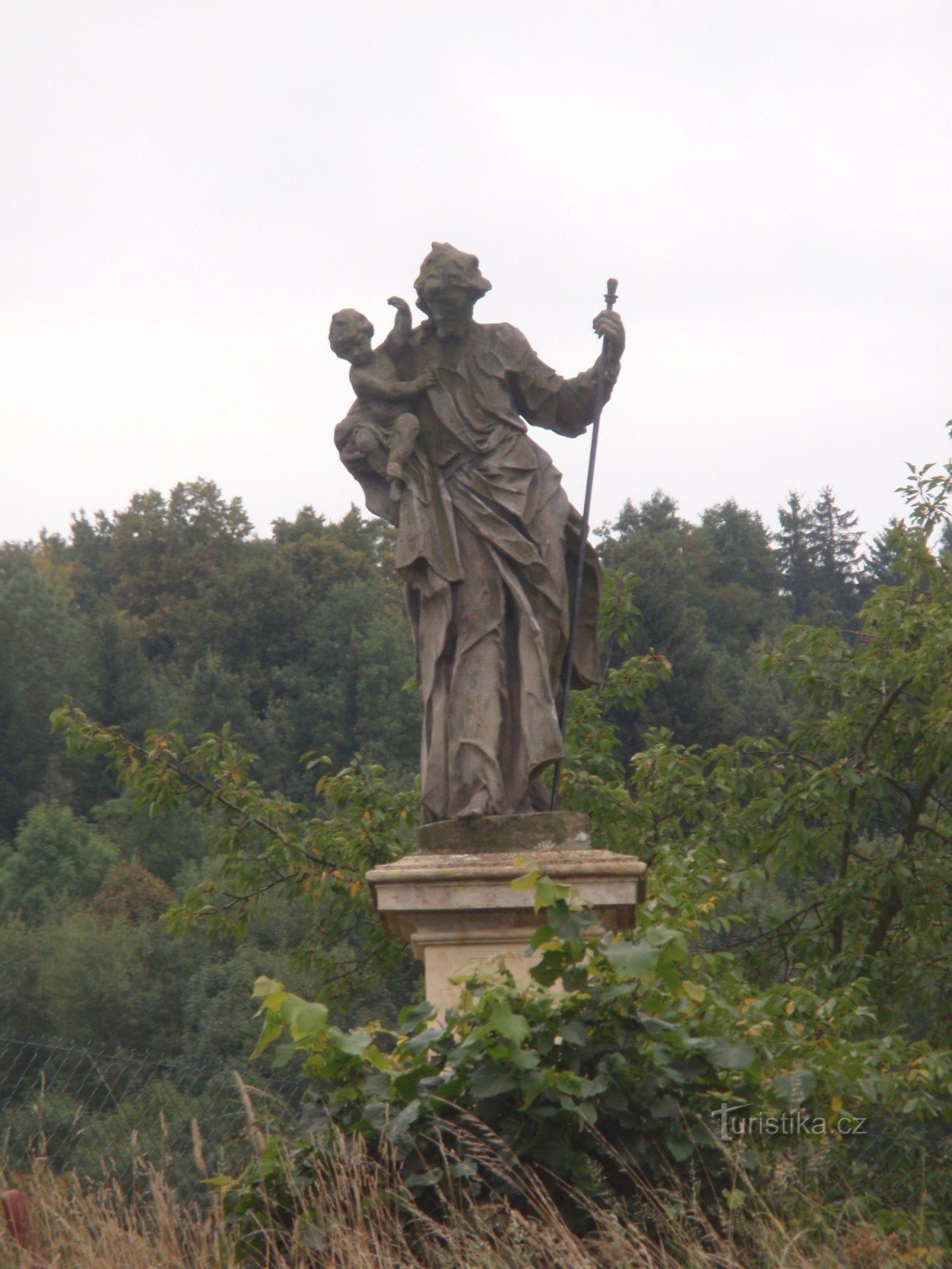 Statue of St. Josef u Knínice u Boskovice