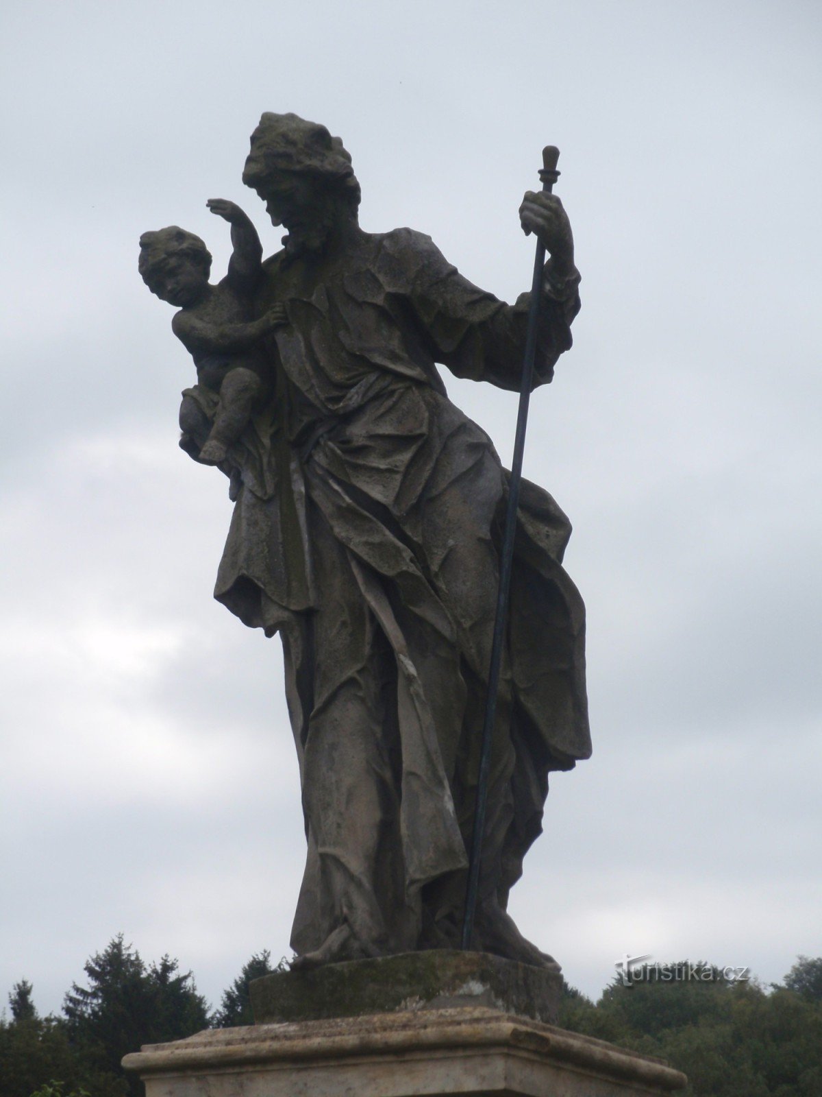 Statue von St. Josef u Knínice u Boskovice