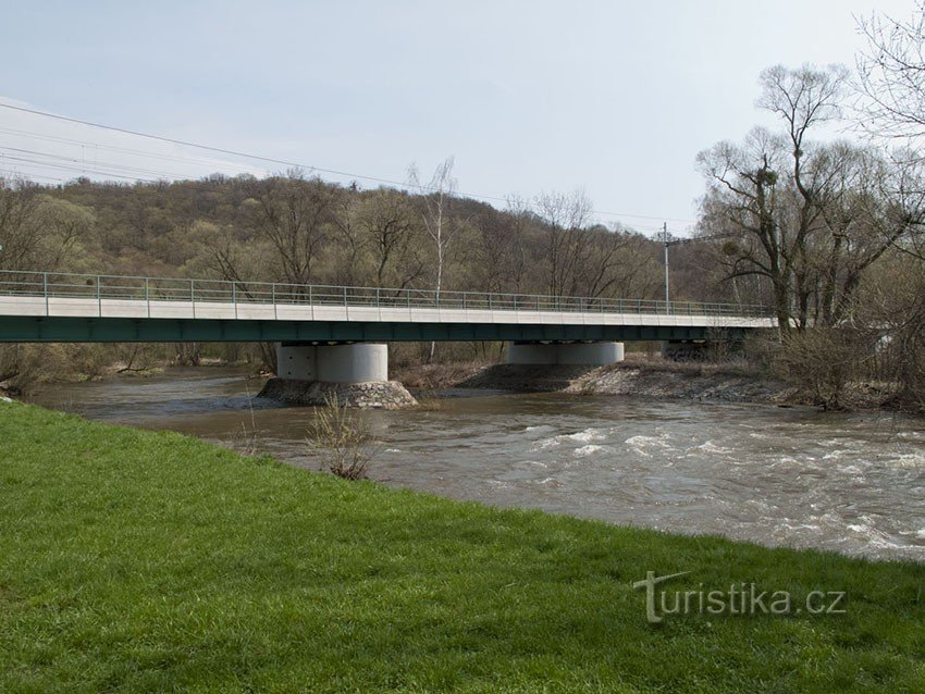 La confluenza dei fiumi Morava e Třebůvka