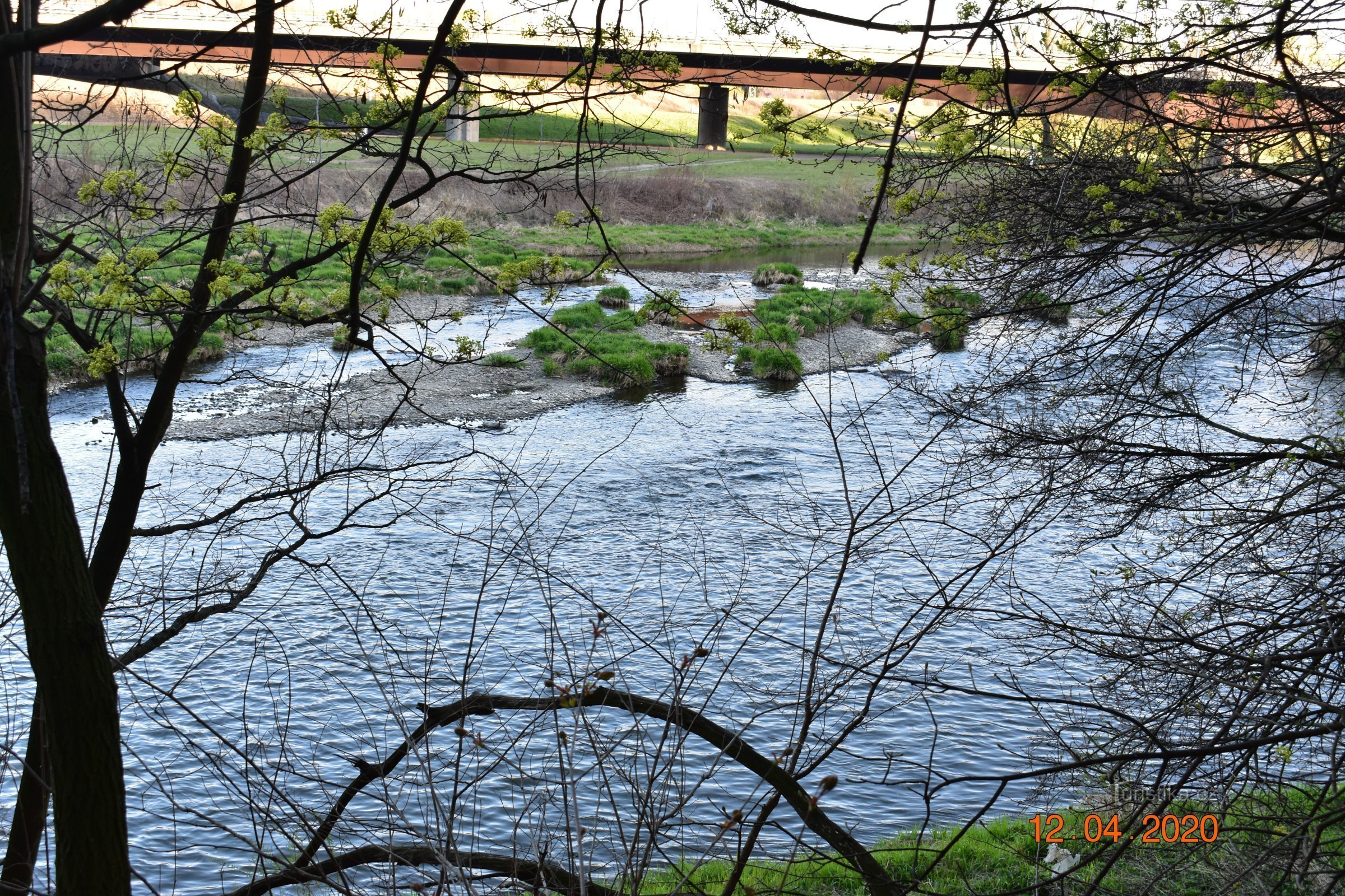 Der Zusammenfluss von Oder und Ostravice