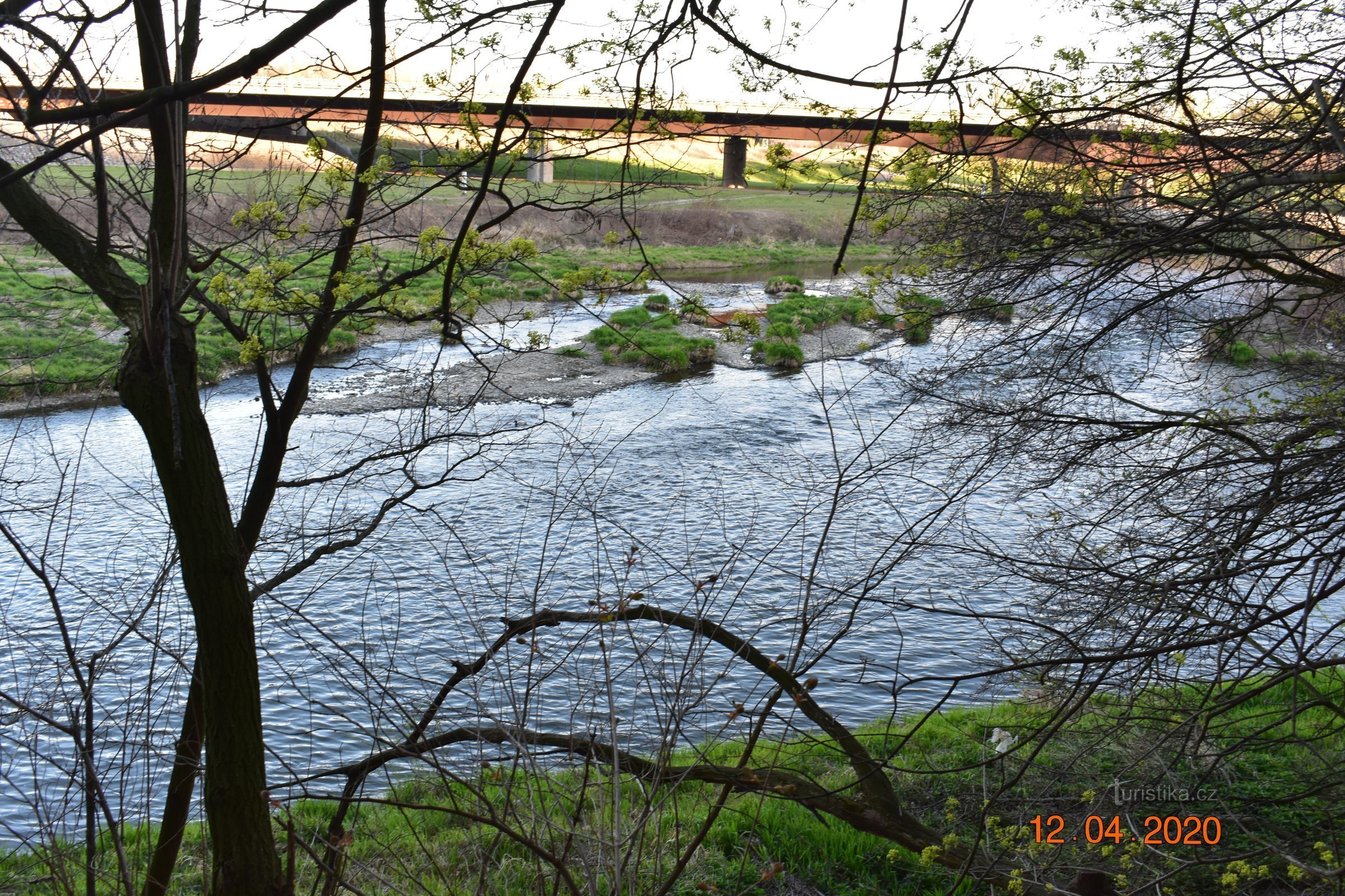 The confluence of the Odra and Ostravice