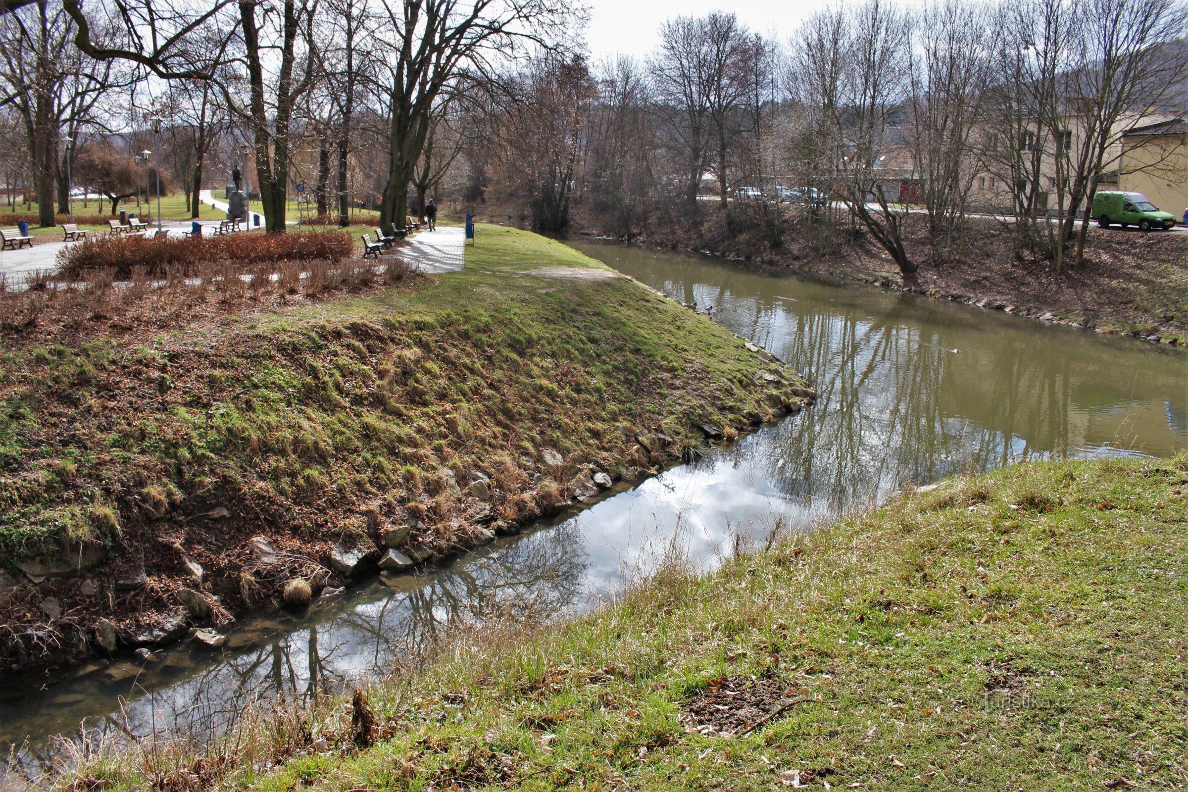 The confluence of the Svitava and the Palava