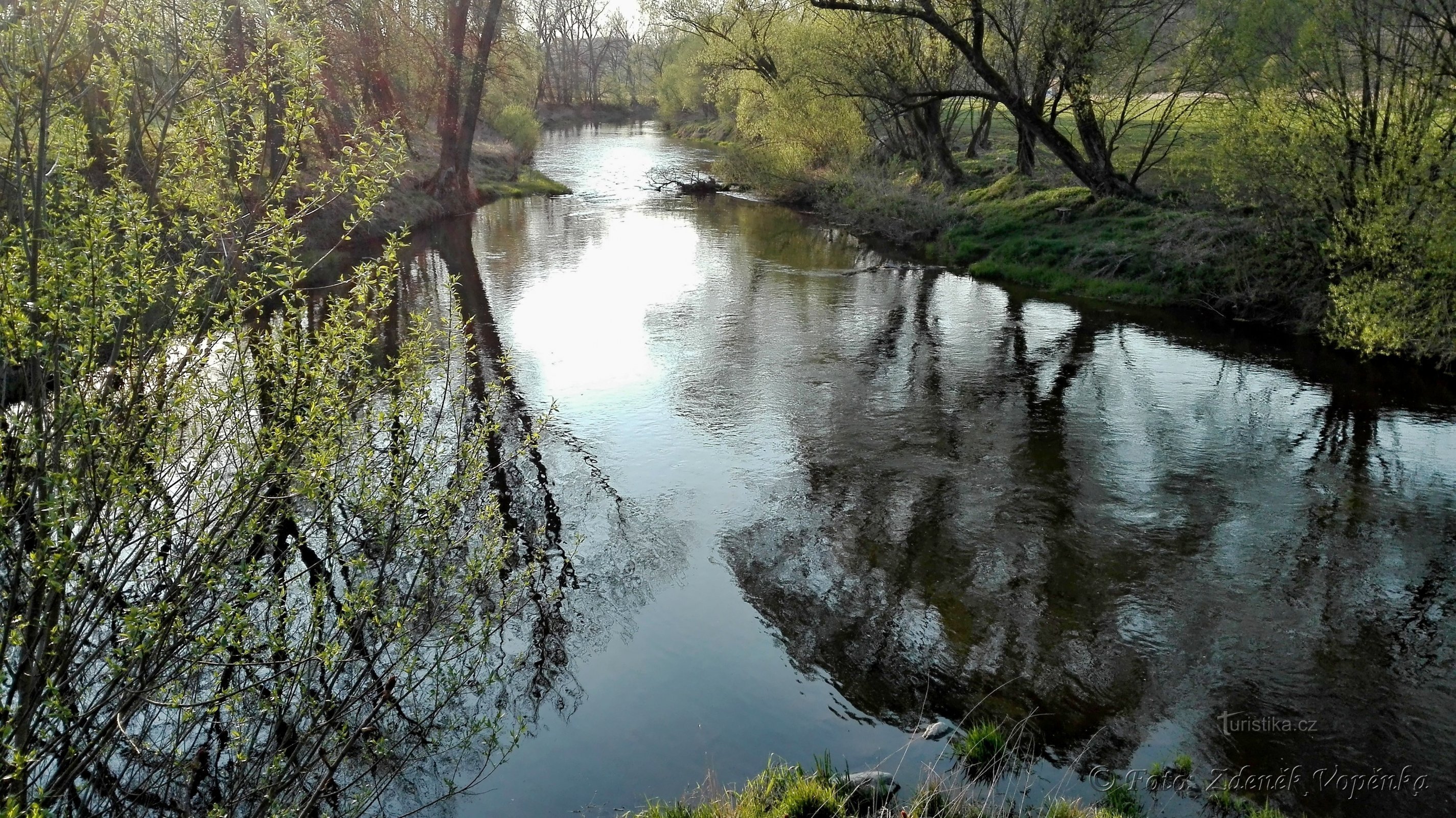 Confluence of Želivka and Sázava.