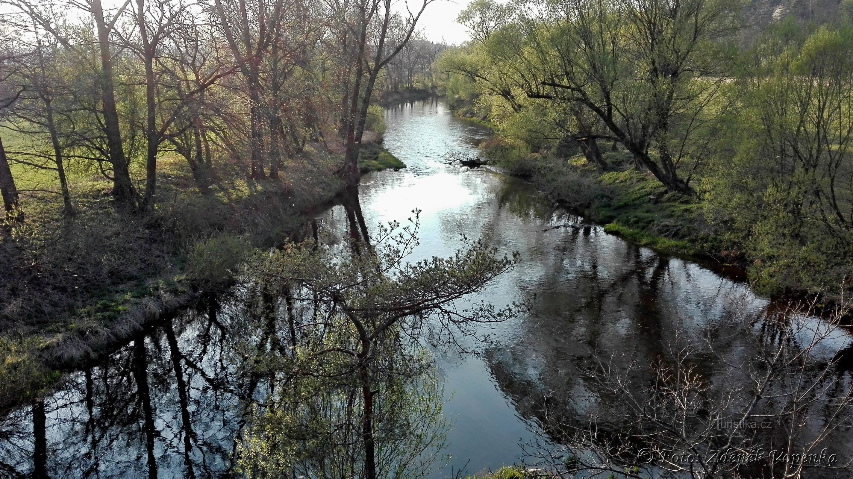 Confluence of Želivka and Sázava.