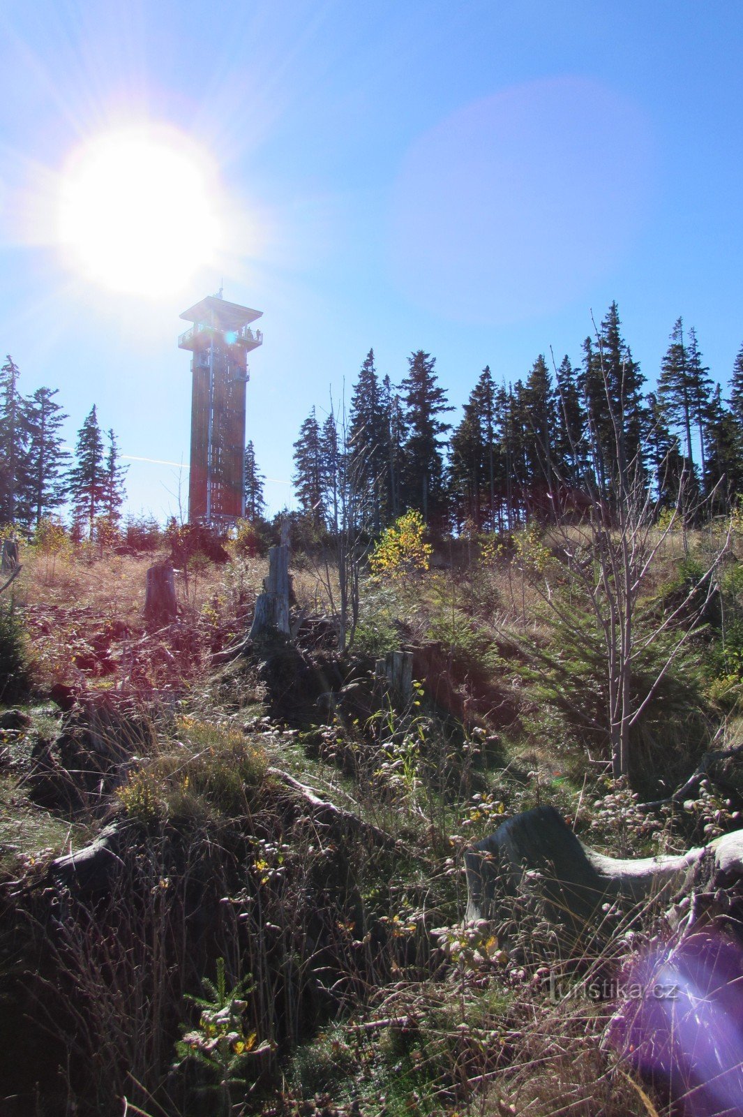 Spičák observation tower