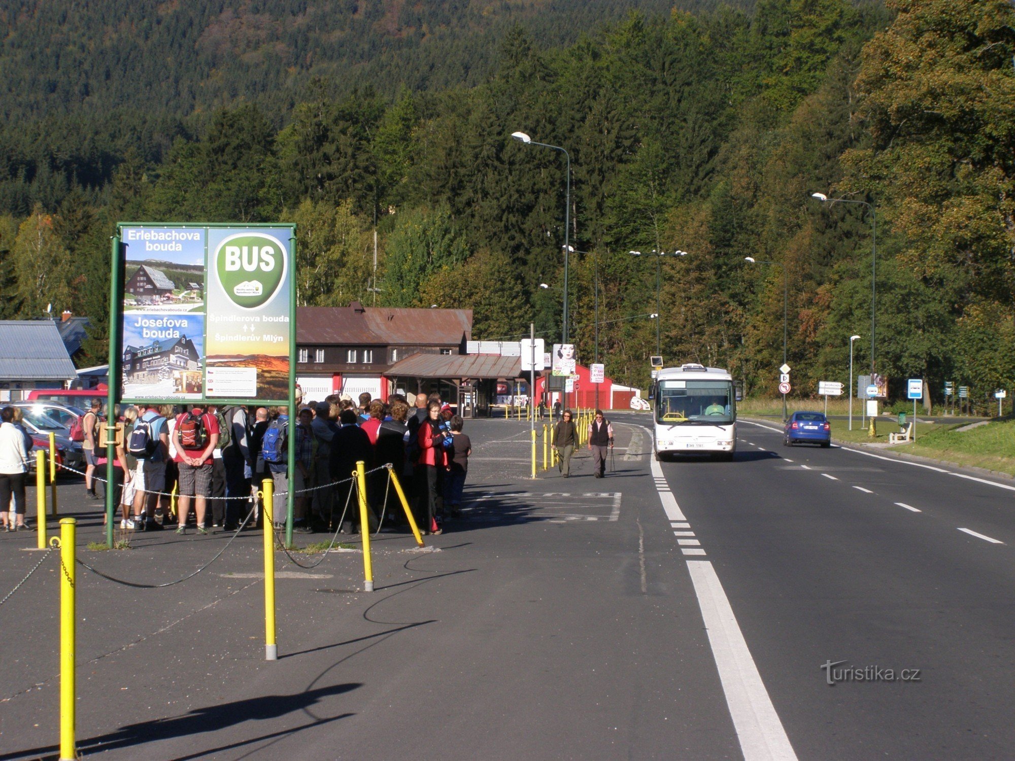 Špindlerův Mlýn - autobusové nádraží