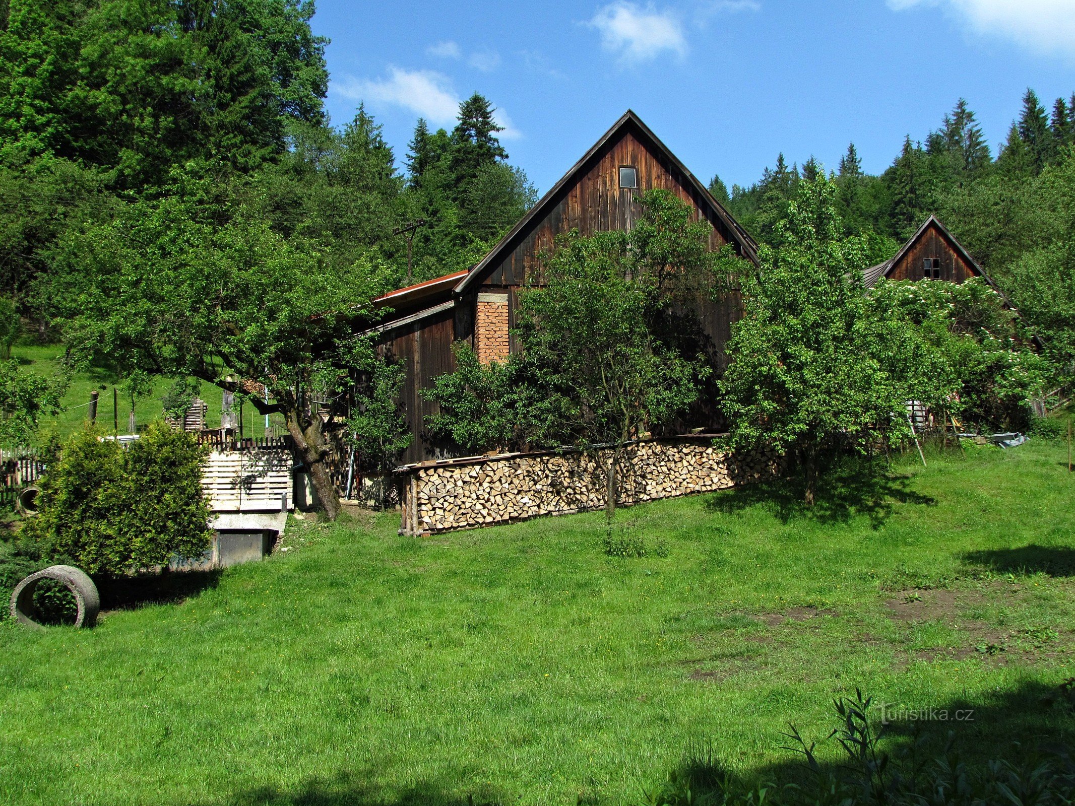 den nederste del af Velký Skalník-dalen