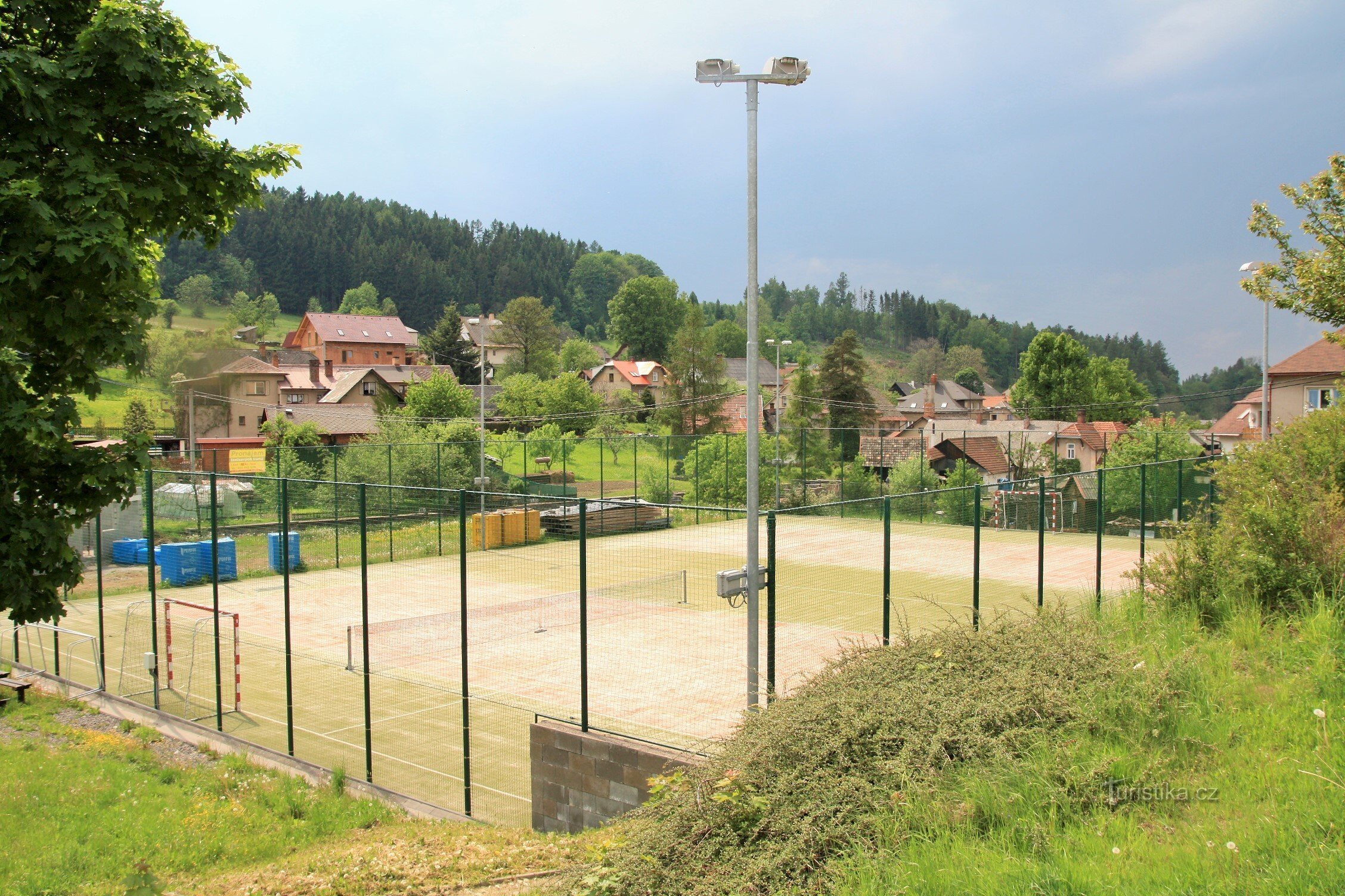 Sportbereich des Dorfes