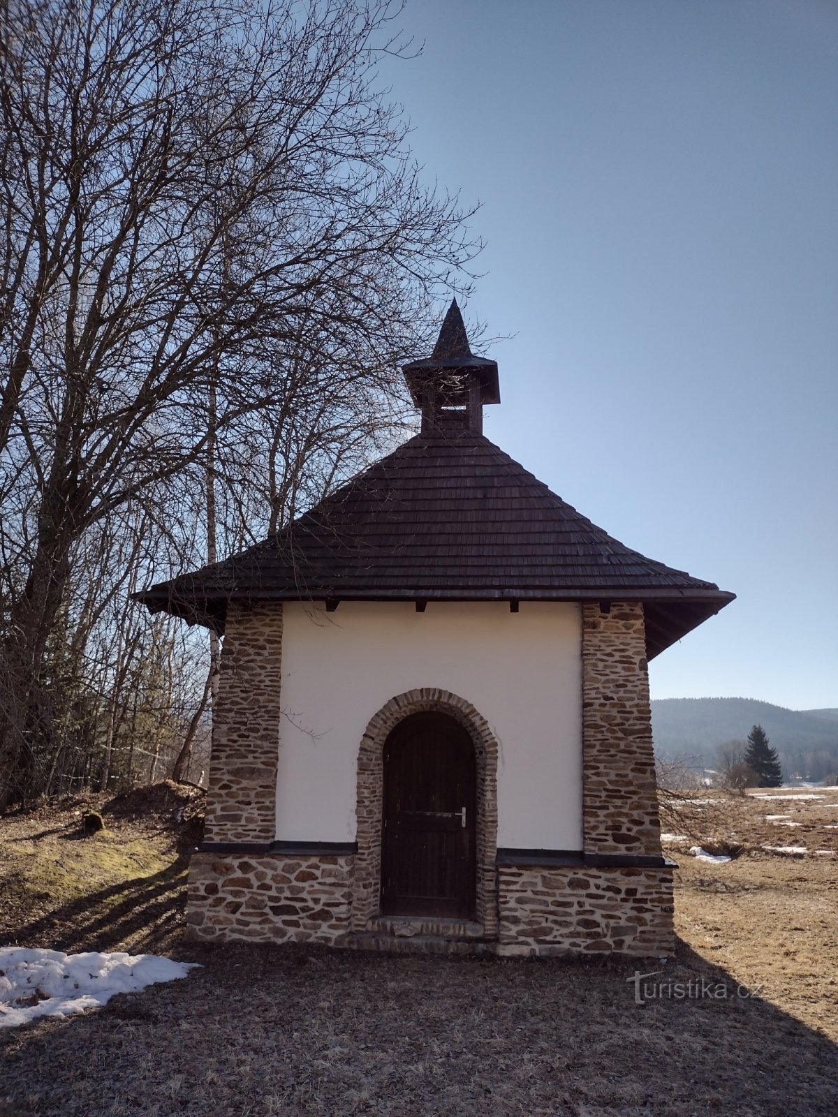 Srní - Mechov - punctul de vedere al lui Klostermann - Srní