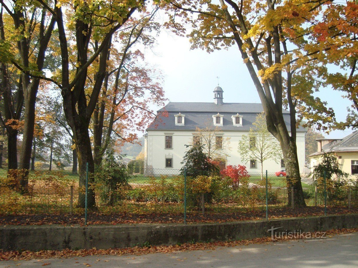 Štáblovice-kasteel met een Engels park-Foto: Ulrych Mir.