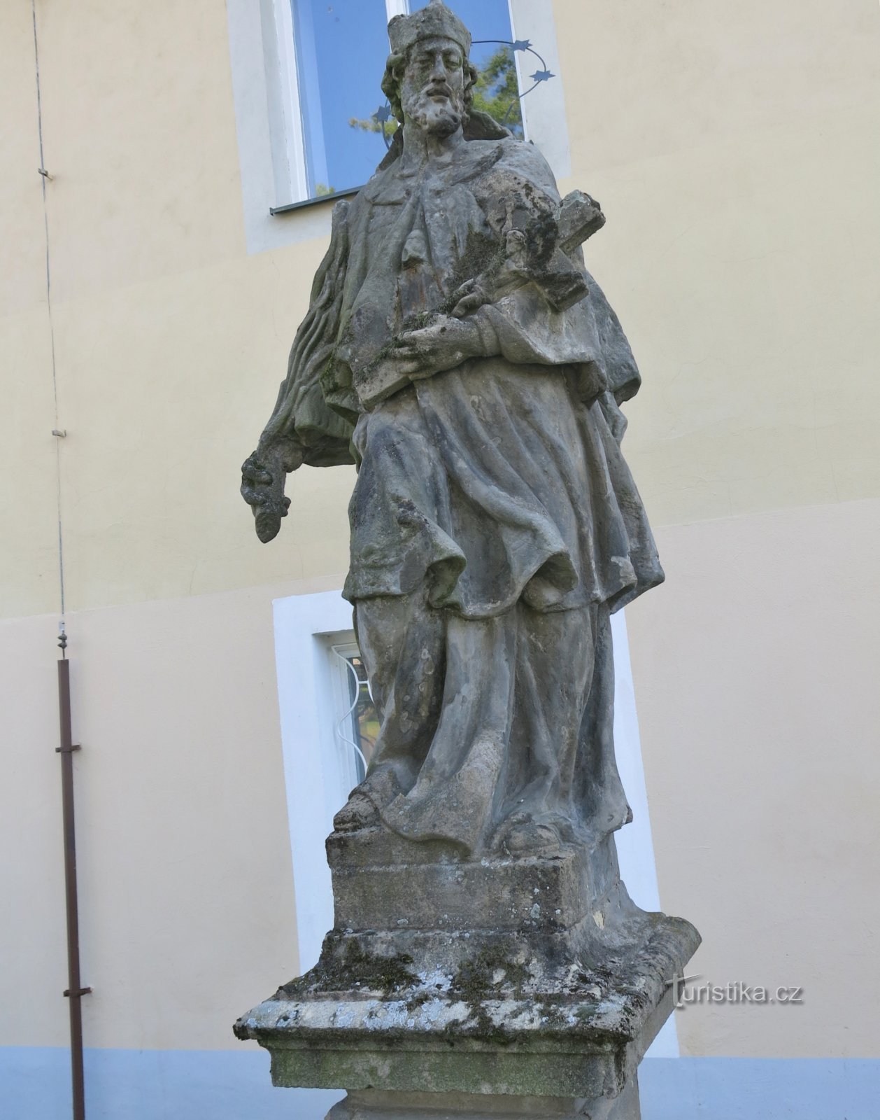 Stádlec - estatua de St. Jan Nepomucký