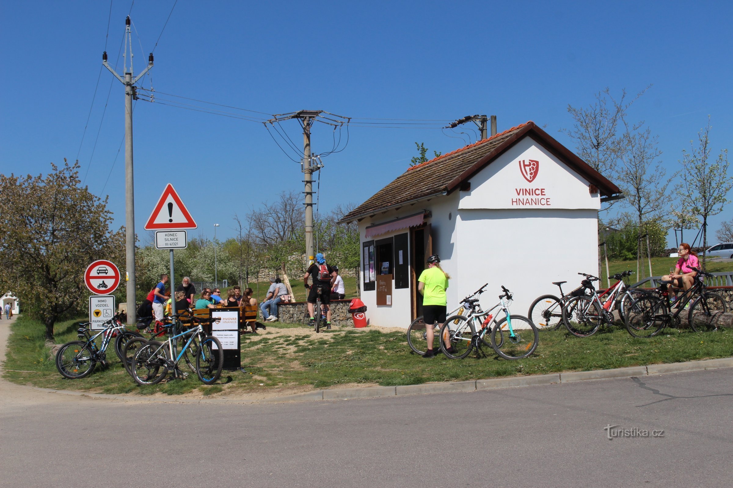 Stand at the tourist crossroads