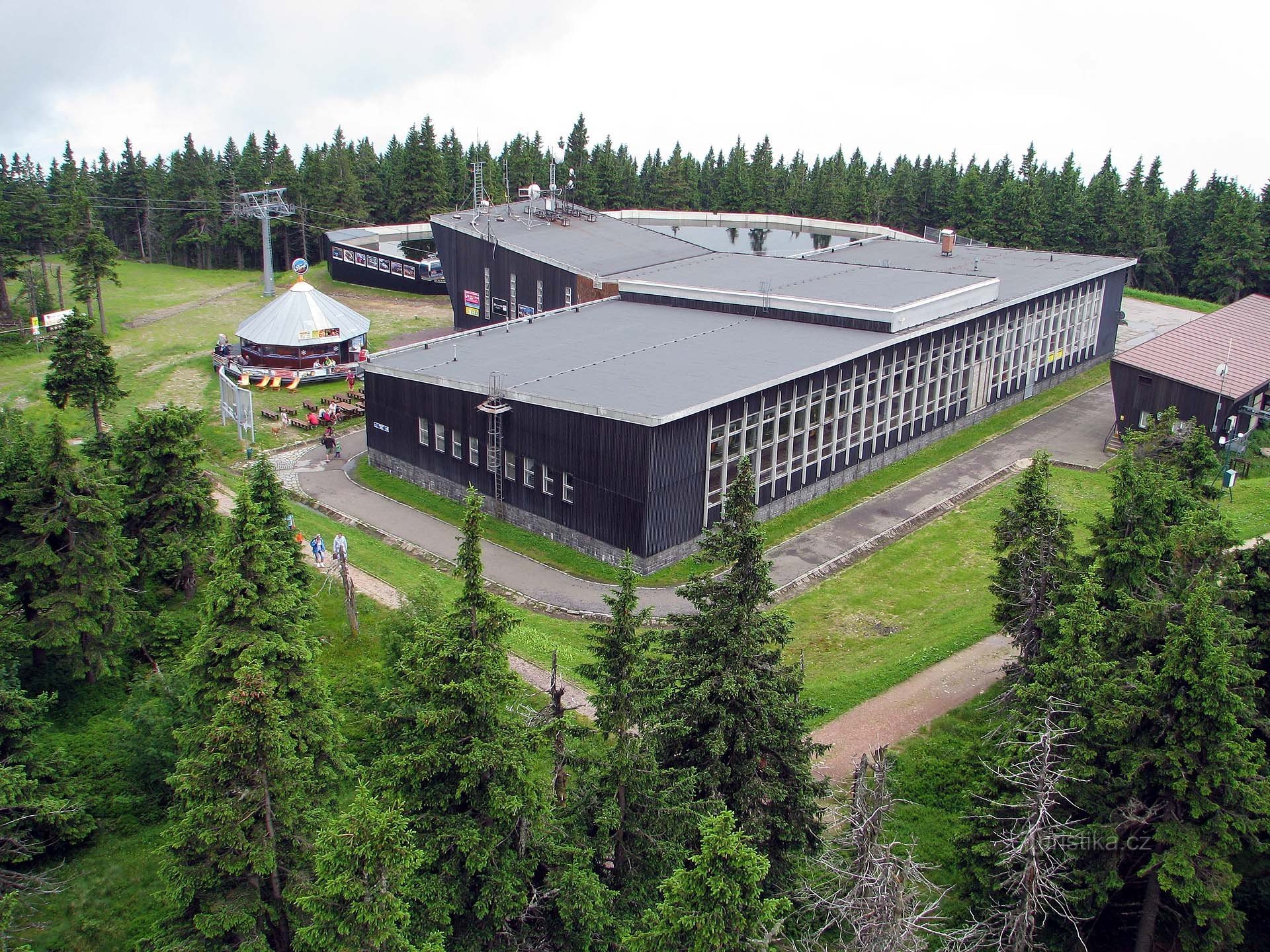 The station from the observation tower