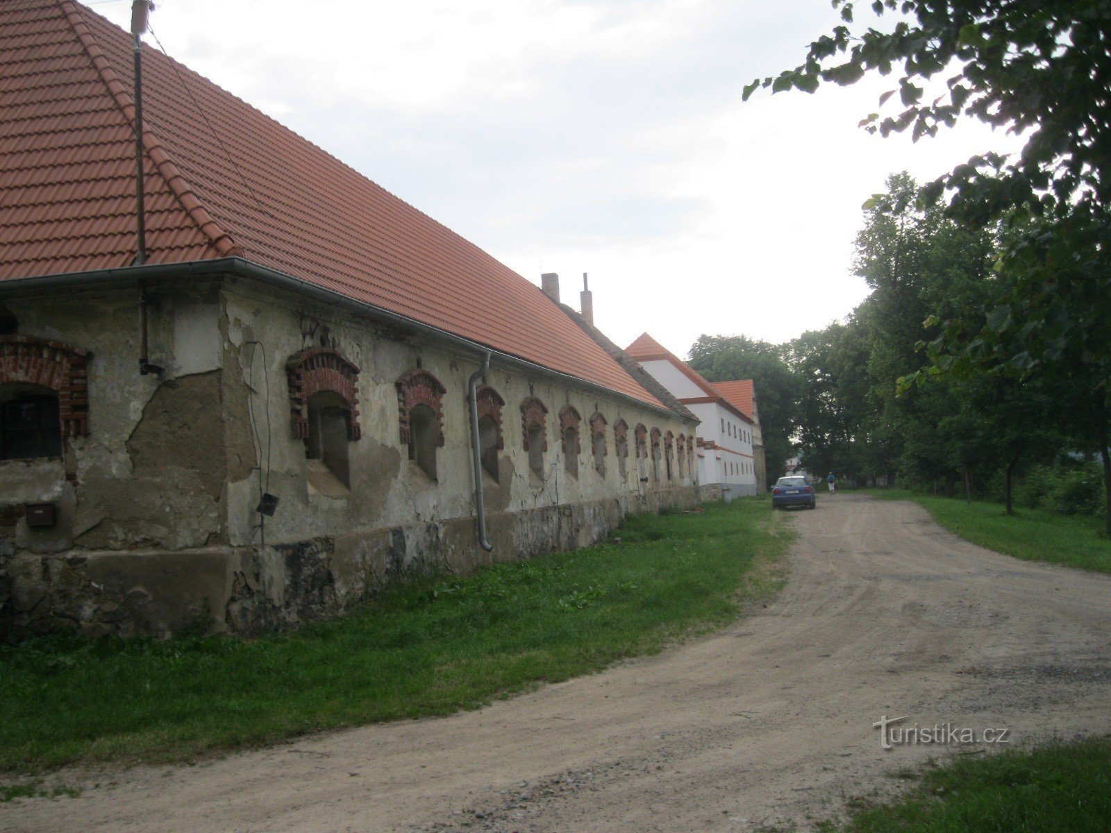 Den gamla delen av Červený Újezdec