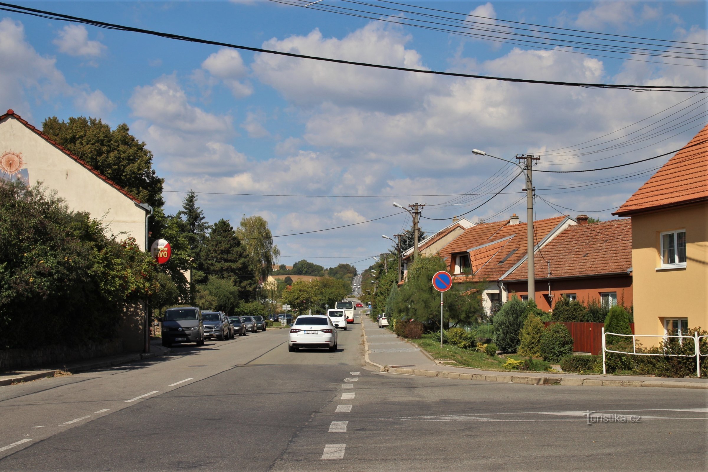 The old imperial road passes through the center of the village