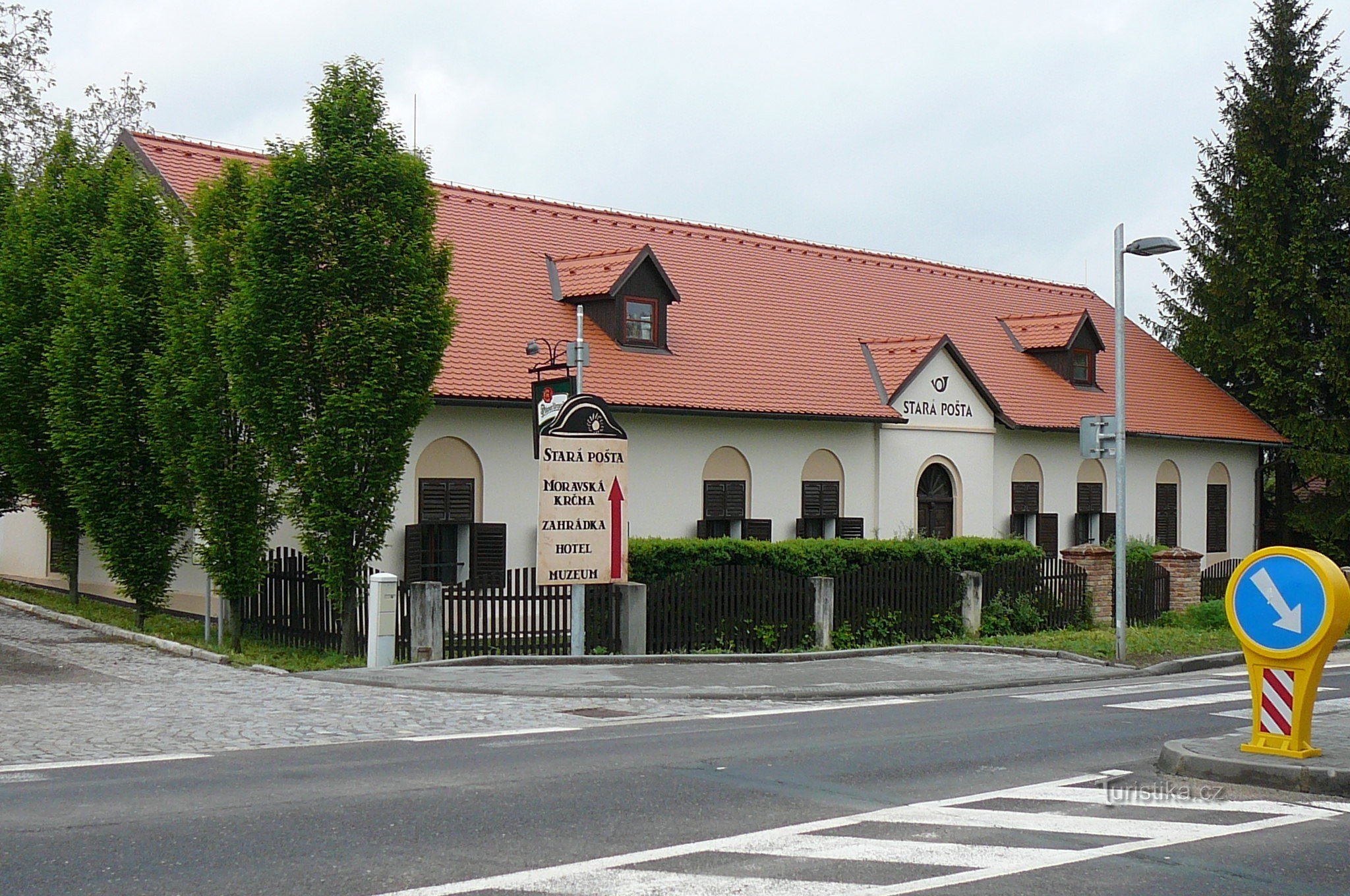 Stará Pošta dalla strada Brno-Vyškov