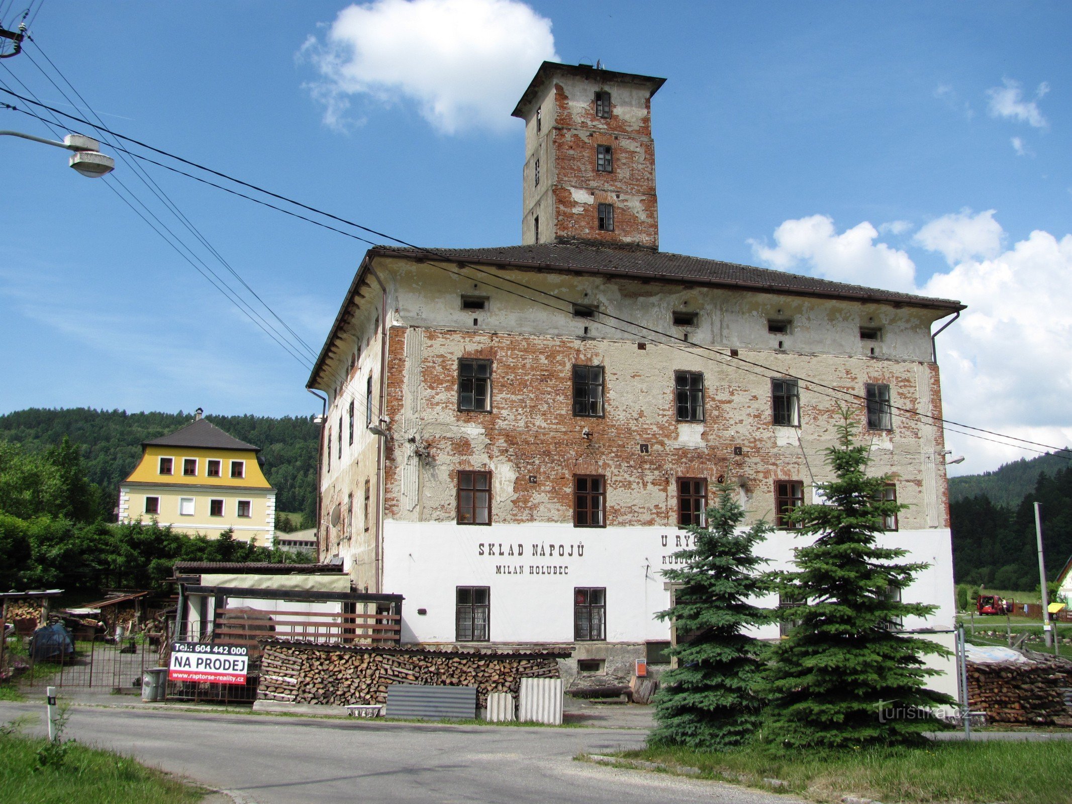 antigua oficina de correos en Rudoltice