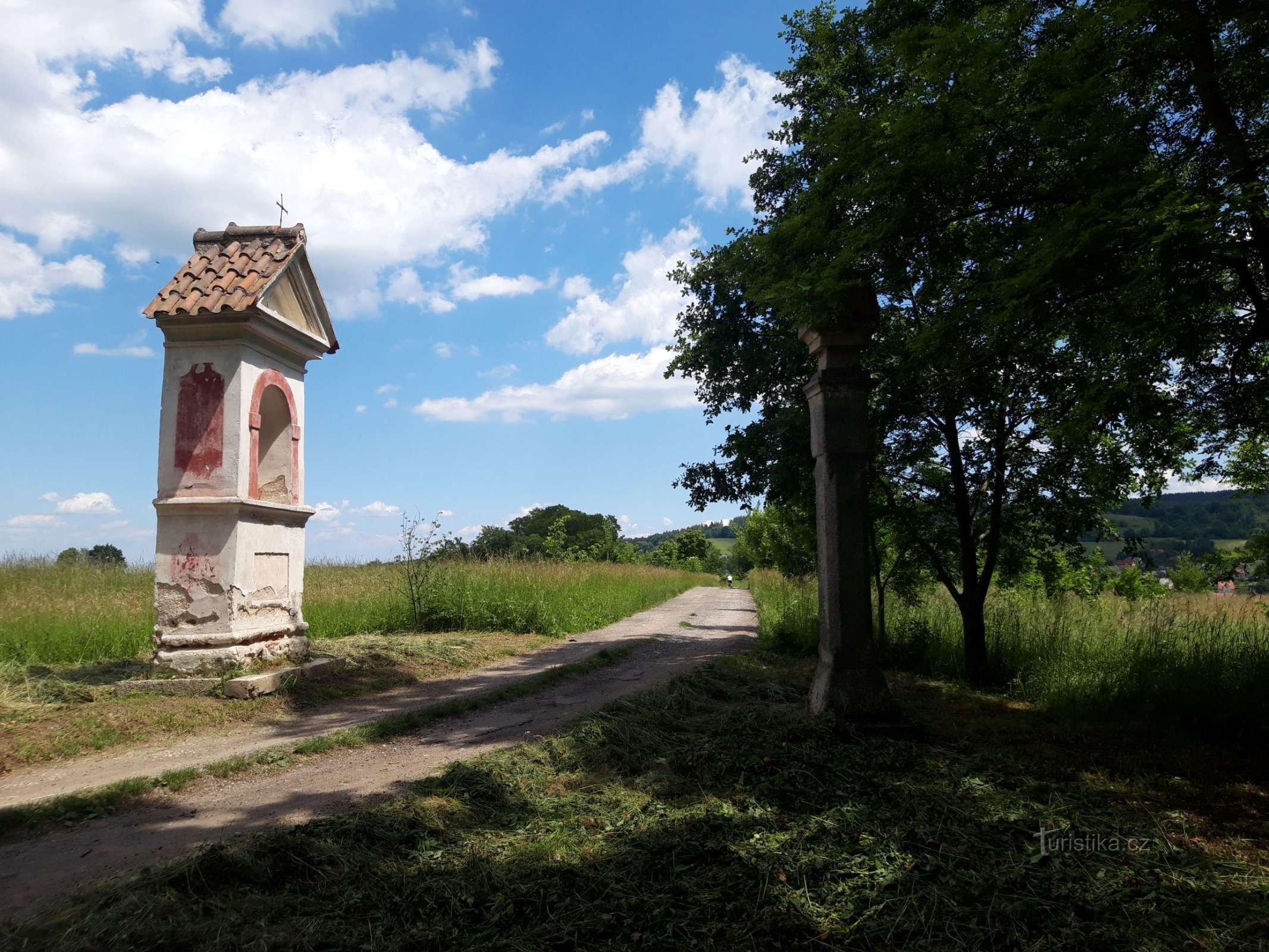 L'antico percorso di pellegrinaggio da Český Krumlov a Kájov