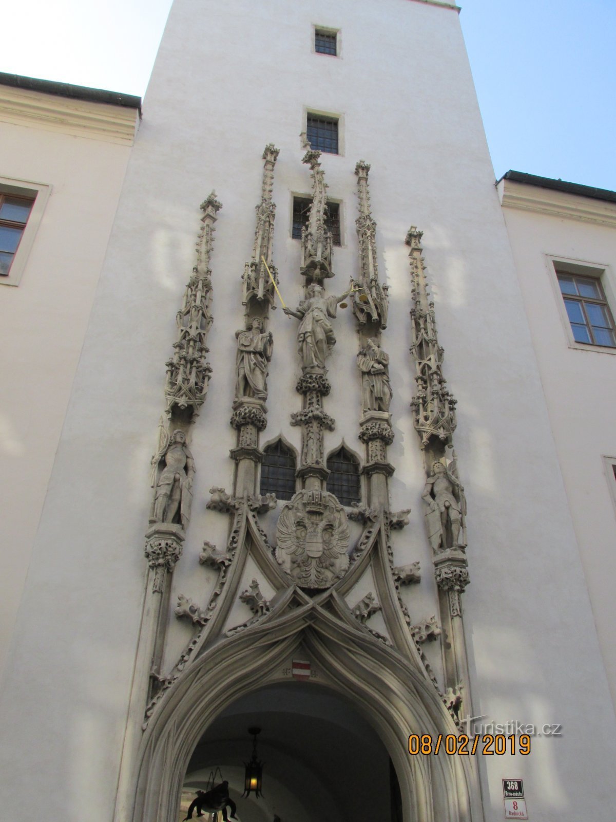 Das alte Rathaus in Brünn