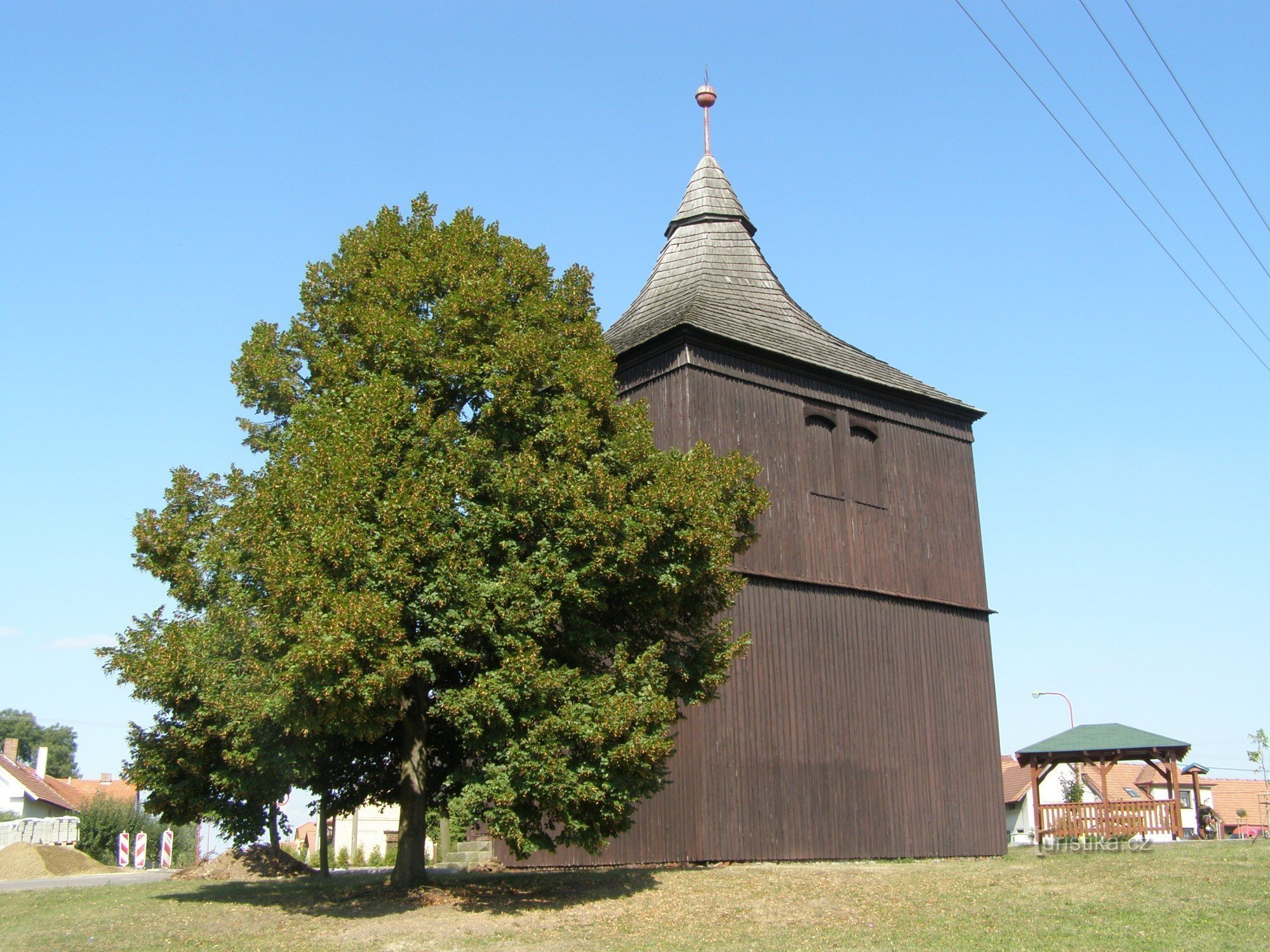 Stará Voda - houten klokkentoren
