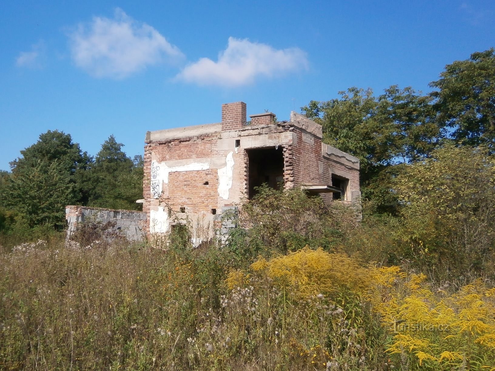 Das alte Wasserwerk in Třebš (Hradec Králové, 30.8.2016)