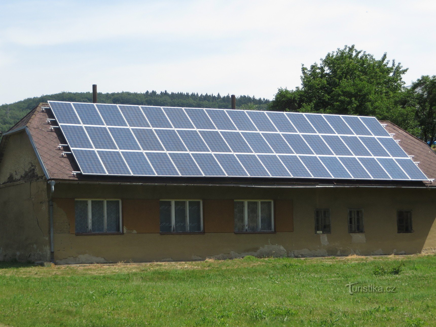 Staré Hutě - solarna elektrana