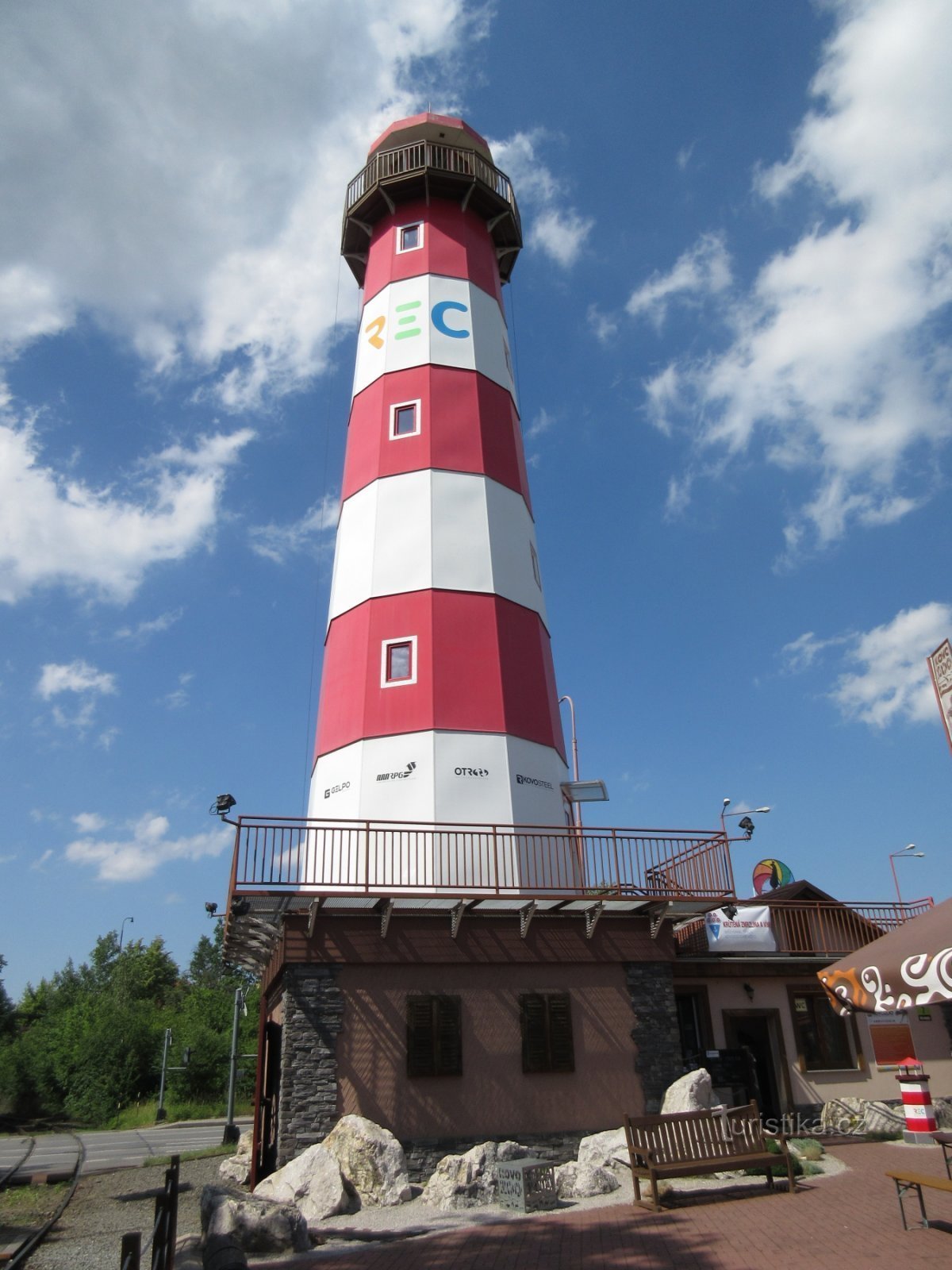 The Old Town and Šrotík lighthouse