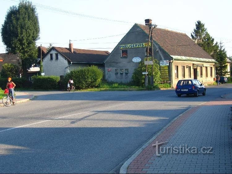 Staré Město - à gauche sur Skalica, à droite sur Baška