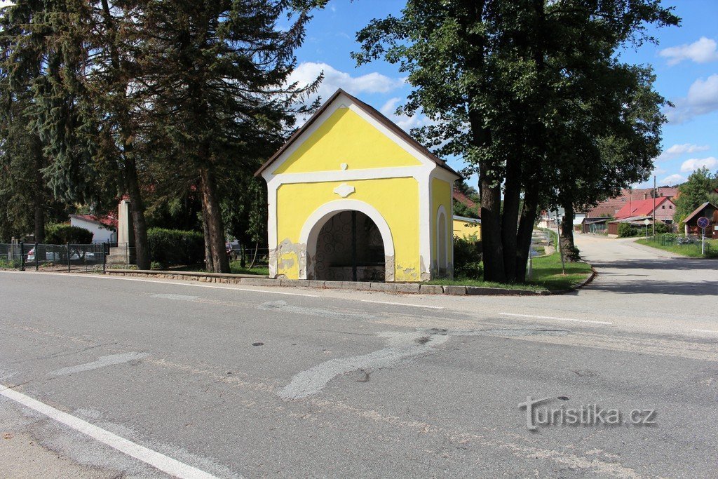 Vieille ville sous Landštejnem, chapelle de St. Jean de Nepomuk