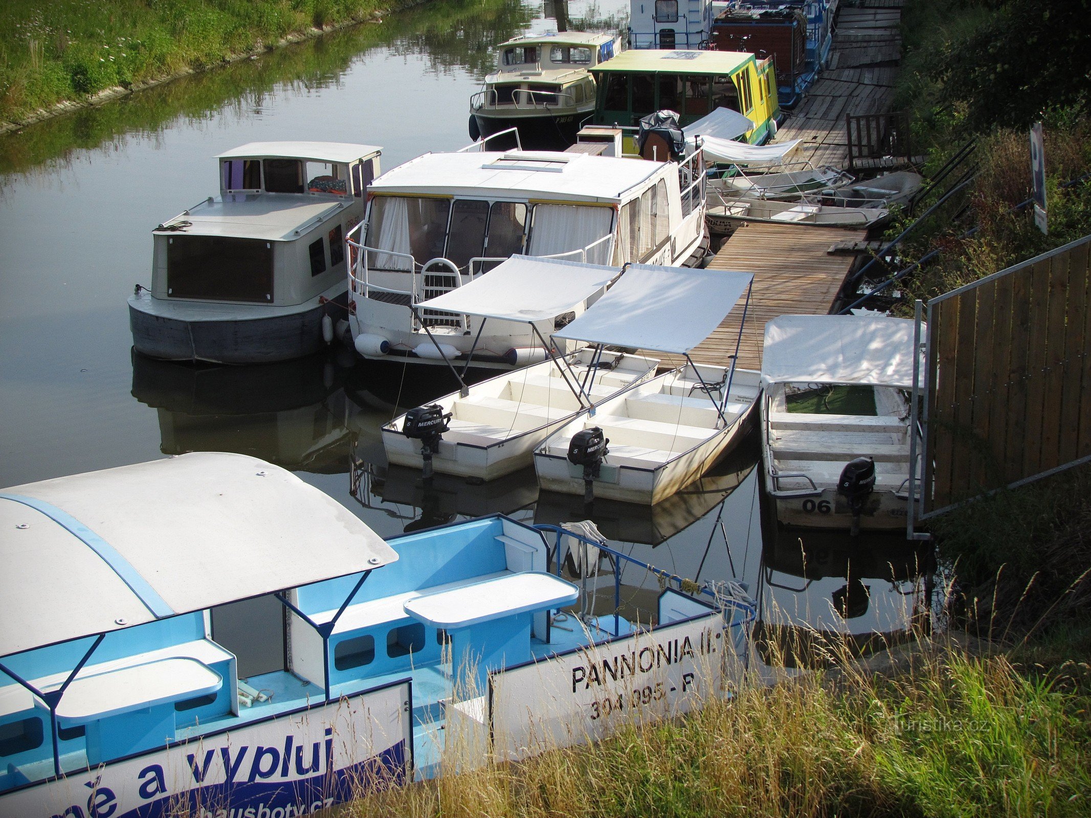 Staré Město - wharf on the Baťa canal