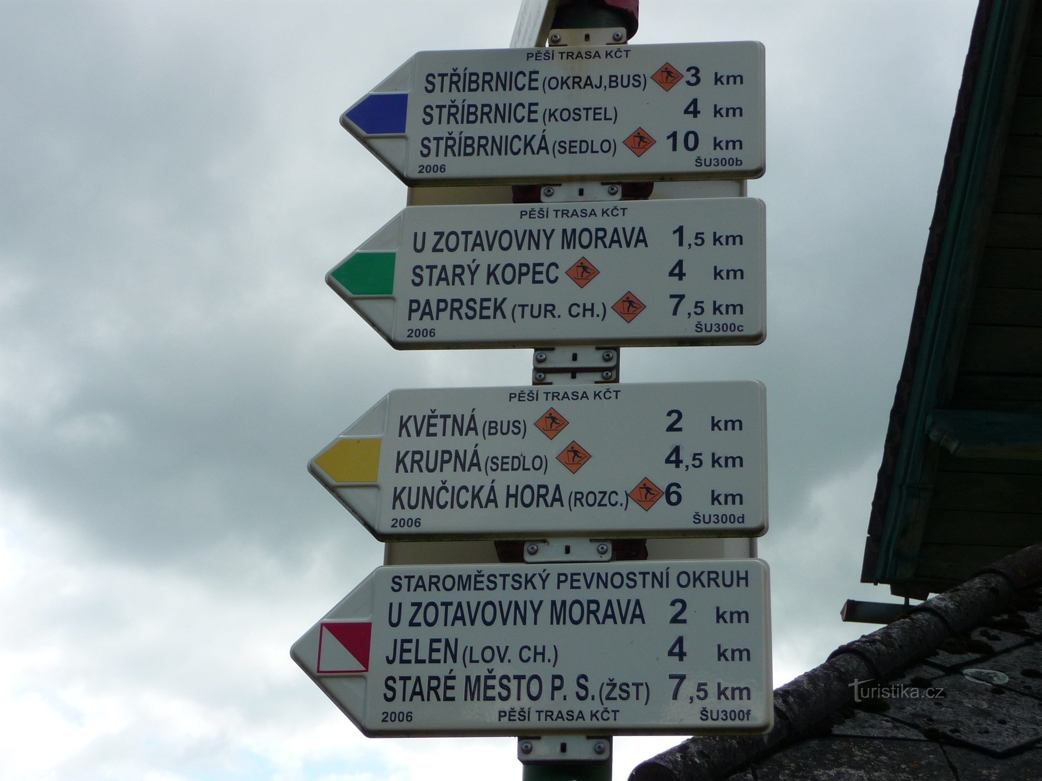 Staré Město, Bahnhof-ch.Návrší-Stríb.sedlo-Králický Sněžník-zurück nach Prud.potoka